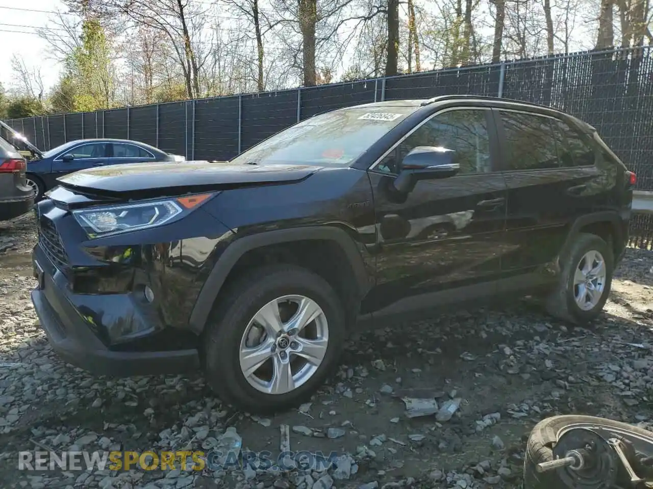 1 Photograph of a damaged car 4T3RWRFV0MU020165 TOYOTA RAV4 2021