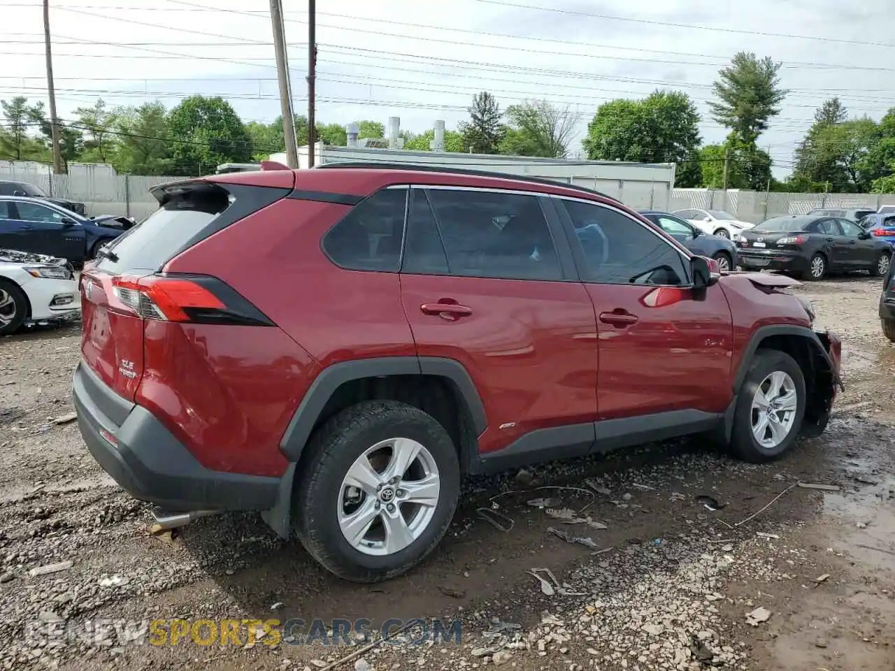3 Фотография поврежденного автомобиля 4T3RWRFV1MU024970 TOYOTA RAV4 2021