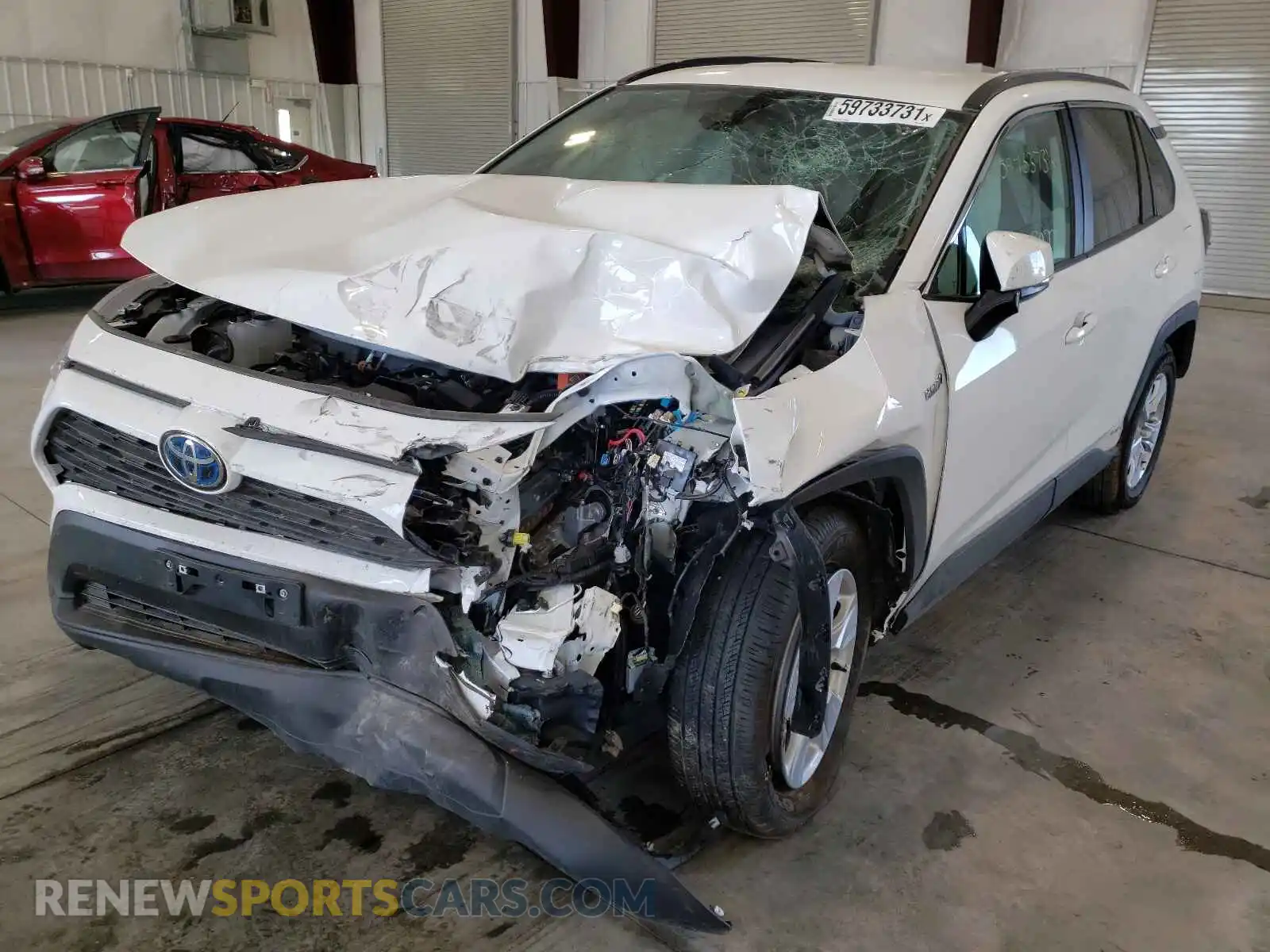 2 fotografías del automóvil dañado 4T3RWRFV2MU020104 TOYOTA RAV4 2021
