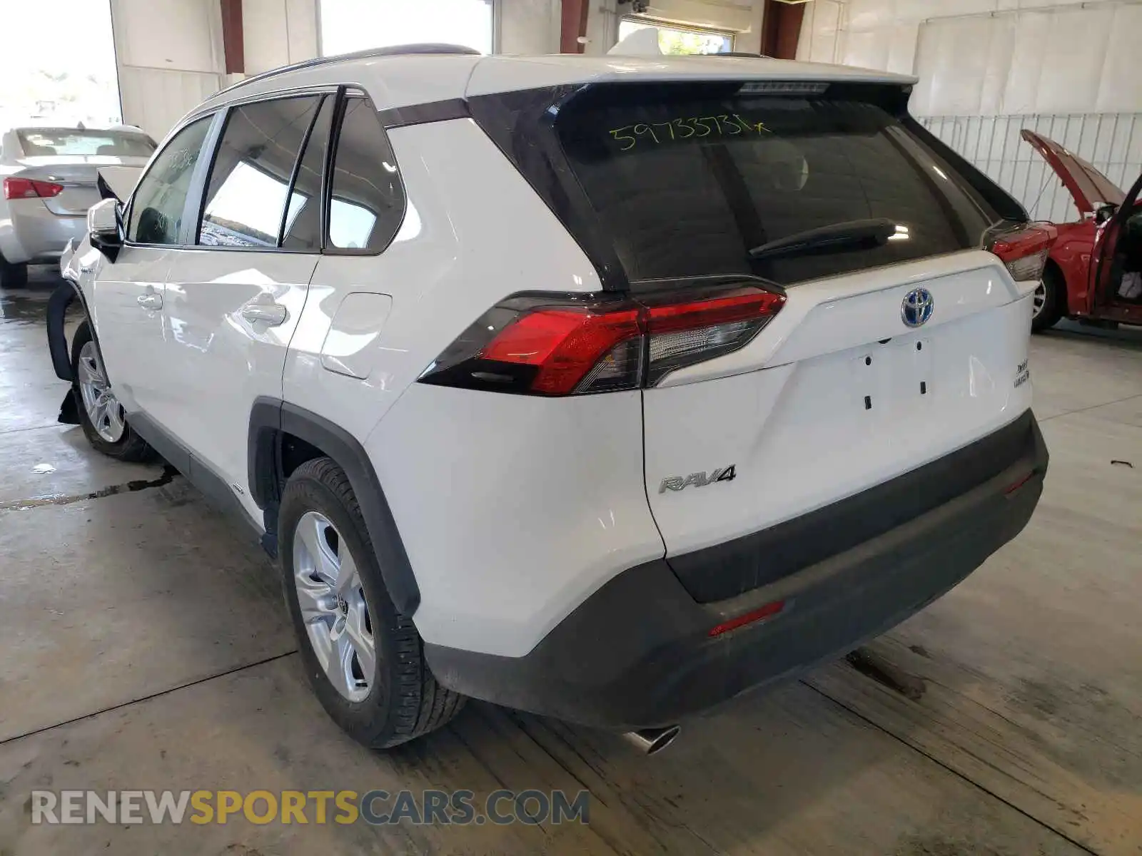 3 fotografías del automóvil dañado 4T3RWRFV2MU020104 TOYOTA RAV4 2021