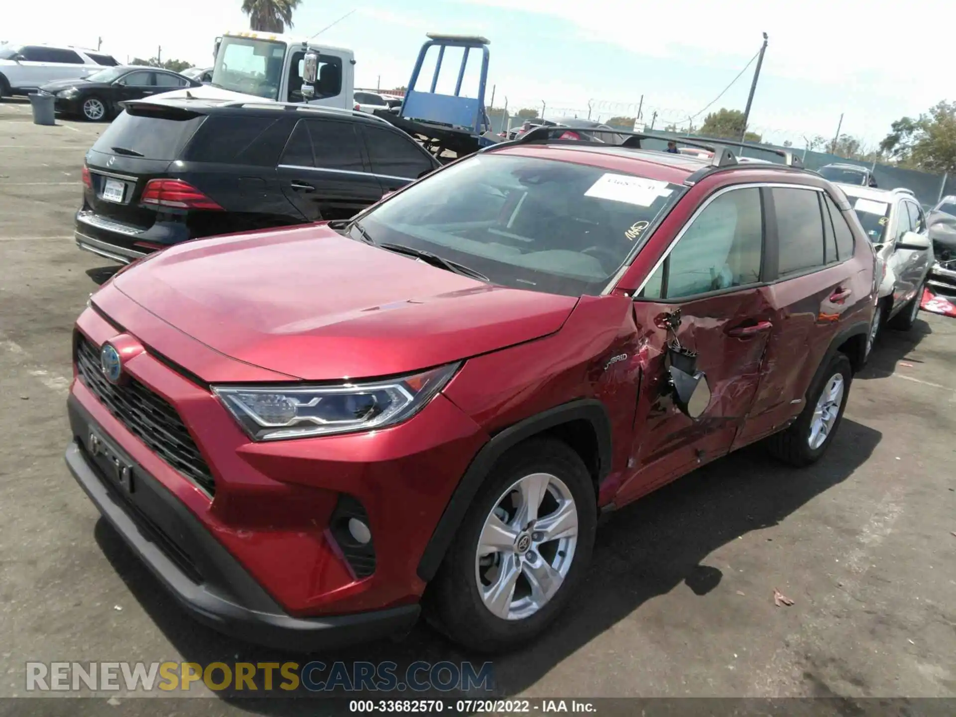 2 Photograph of a damaged car 4T3RWRFV2MU024265 TOYOTA RAV4 2021