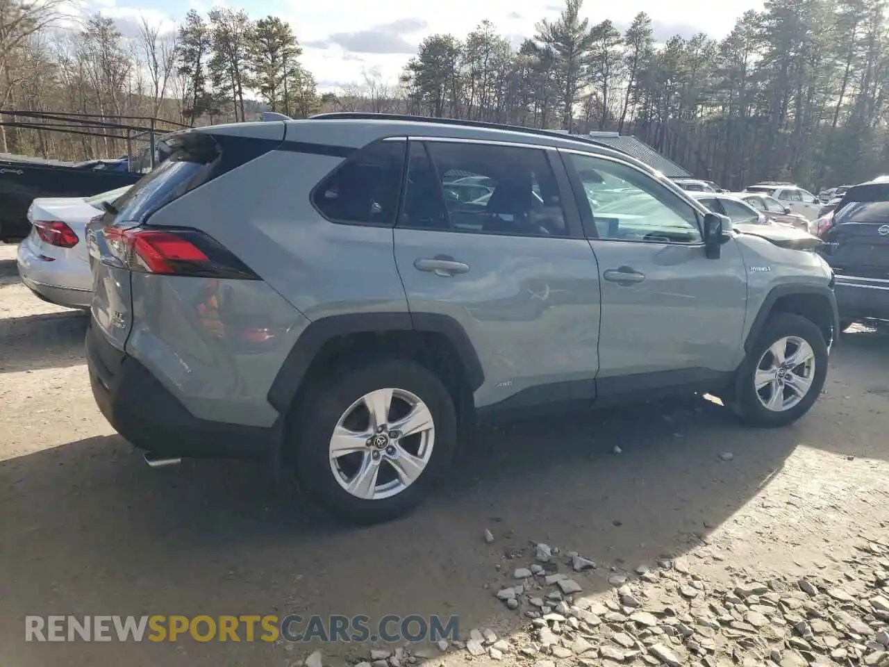 3 fotografías del automóvil dañado 4T3RWRFV2MU024945 TOYOTA RAV4 2021