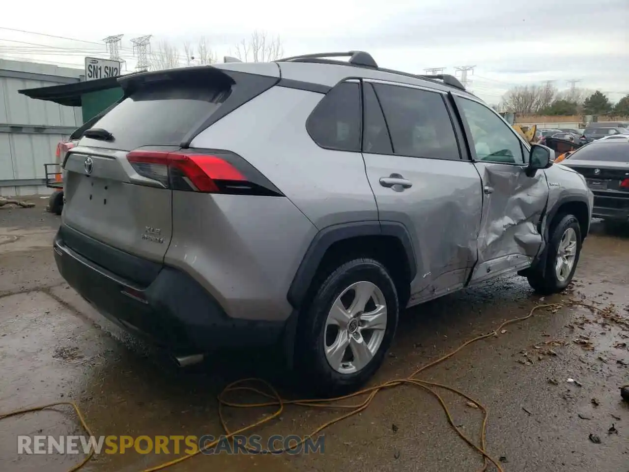 3 fotografías del automóvil dañado 4T3RWRFV2MU027490 TOYOTA RAV4 2021