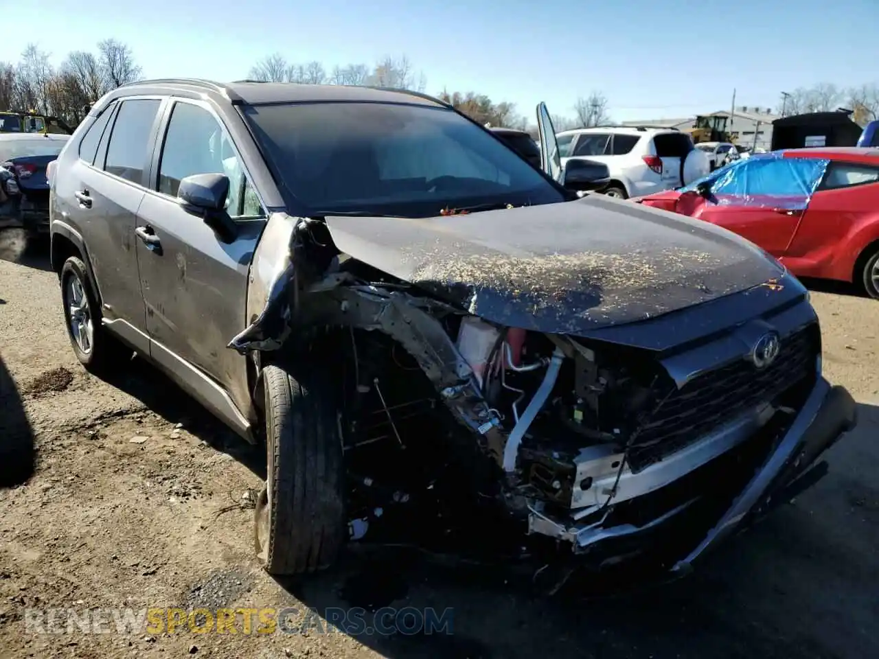 1 Photograph of a damaged car 4T3RWRFV2MU044127 TOYOTA RAV4 2021