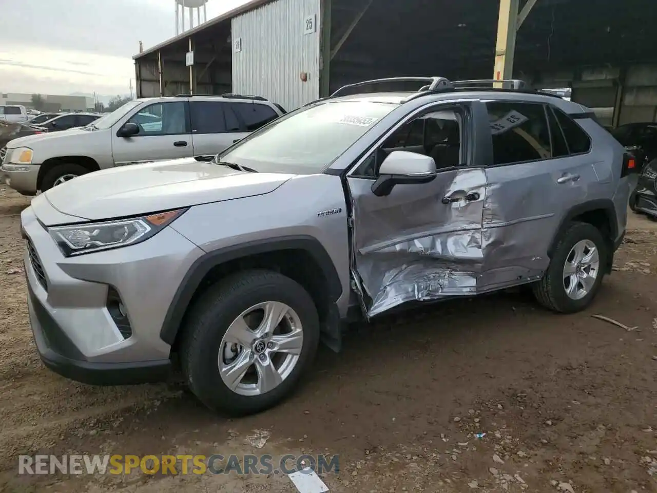 1 Photograph of a damaged car 4T3RWRFV2MU048095 TOYOTA RAV4 2021