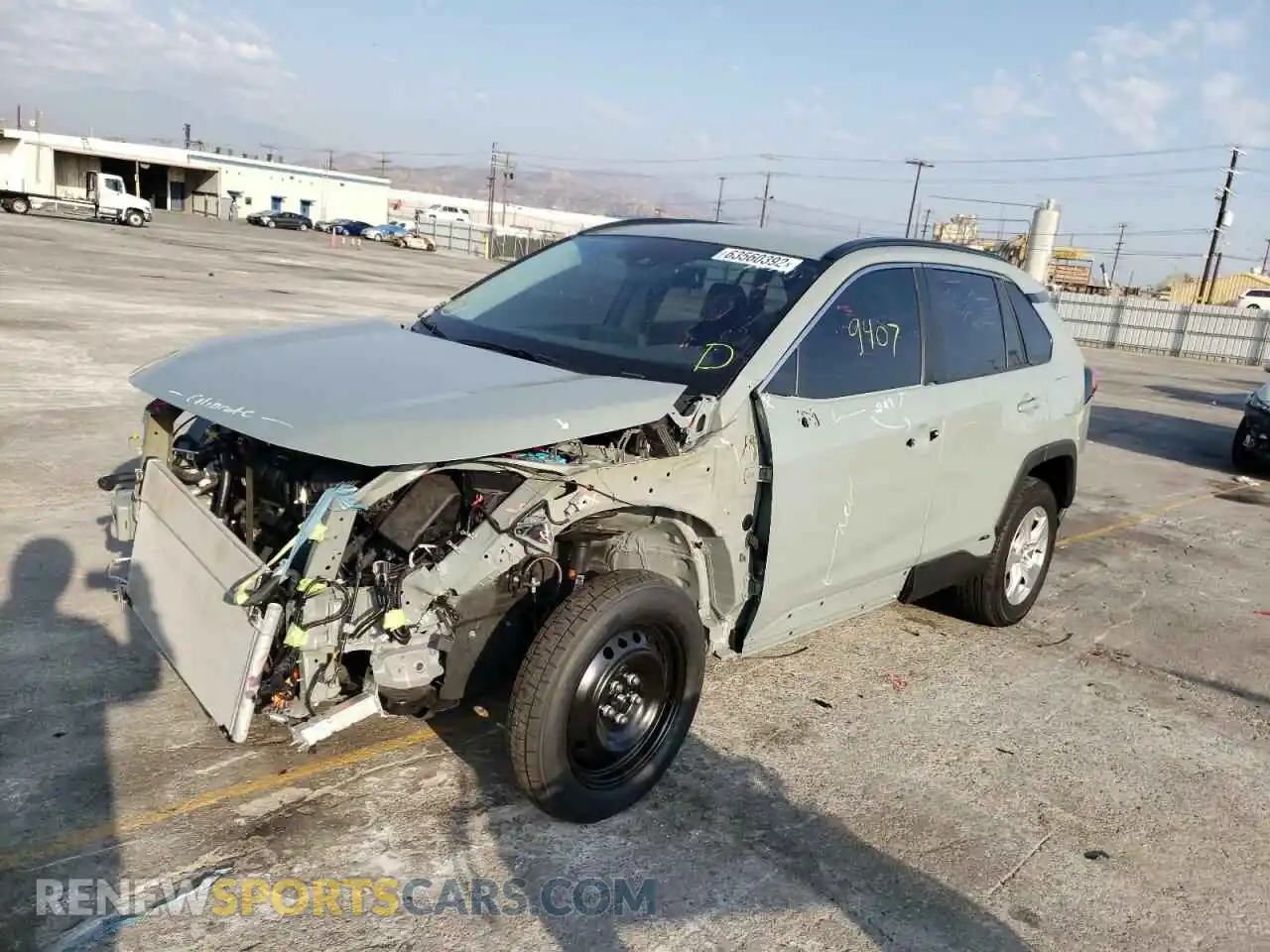 2 Photograph of a damaged car 4T3RWRFV2MU049571 TOYOTA RAV4 2021