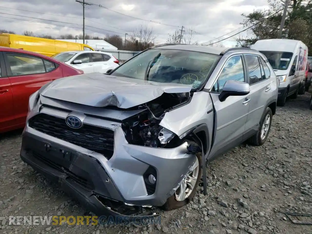 2 Photograph of a damaged car 4T3RWRFV3MU015056 TOYOTA RAV4 2021