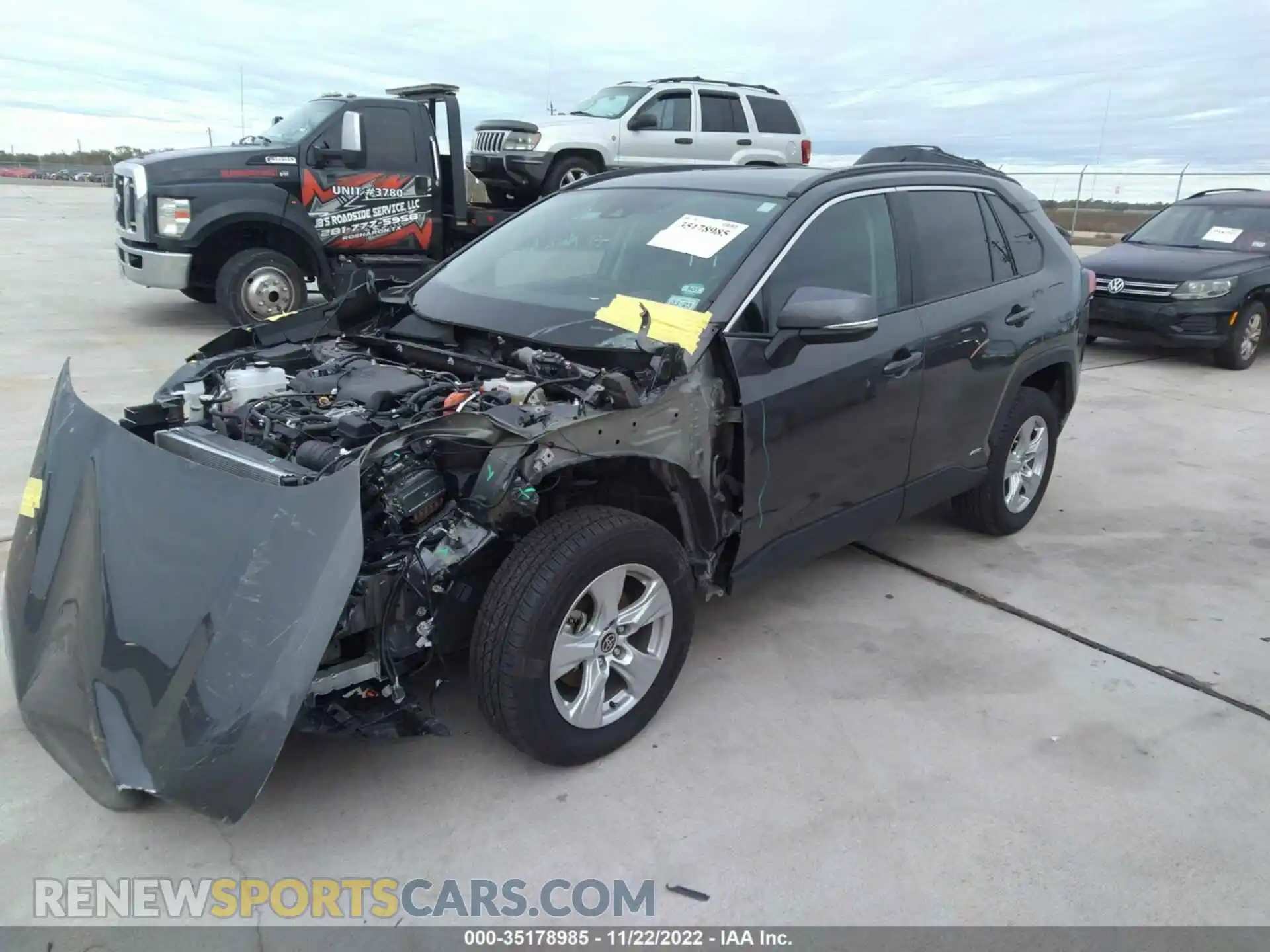 2 Photograph of a damaged car 4T3RWRFV3MU015588 TOYOTA RAV4 2021