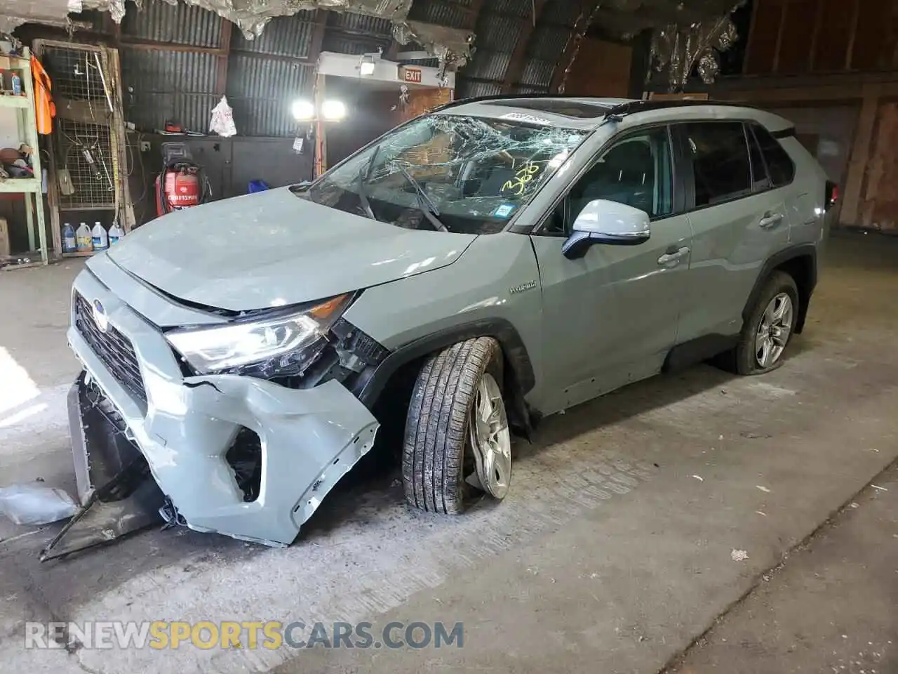 1 Photograph of a damaged car 4T3RWRFV3MU024341 TOYOTA RAV4 2021