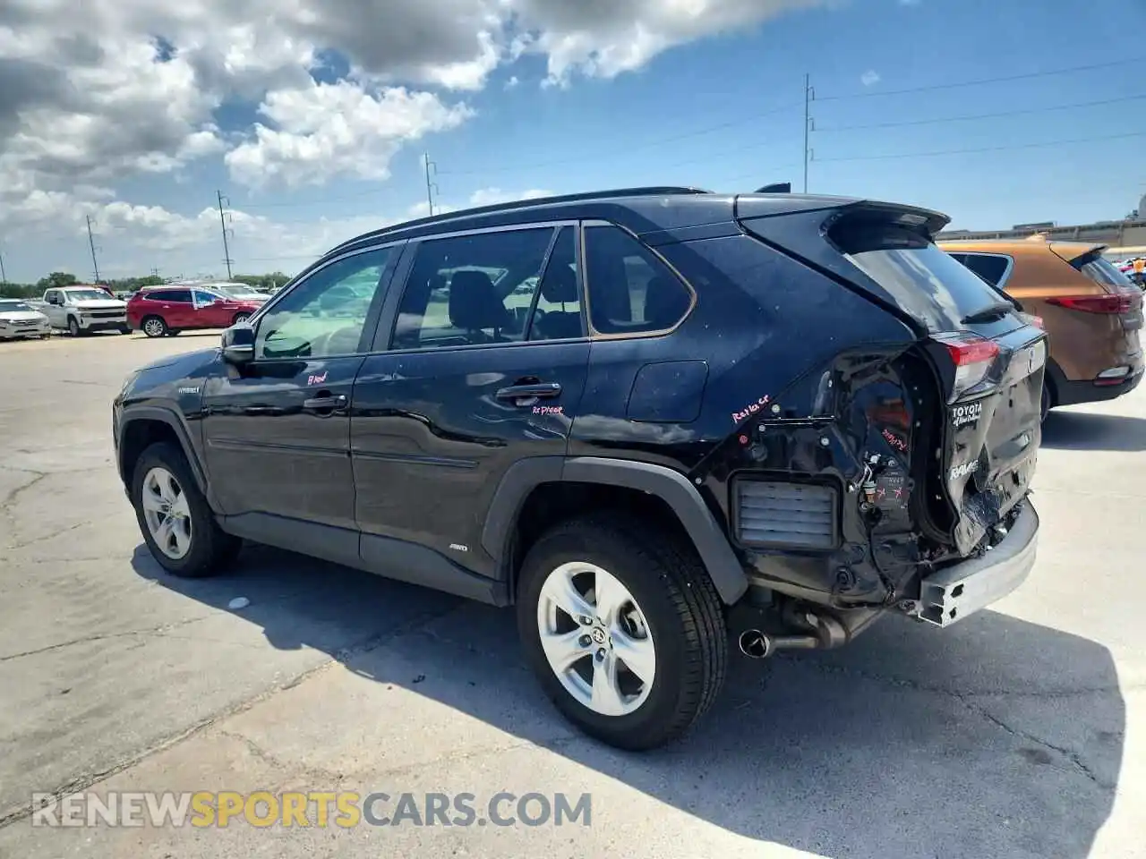 2 Фотография поврежденного автомобиля 4T3RWRFV3MU036313 TOYOTA RAV4 2021