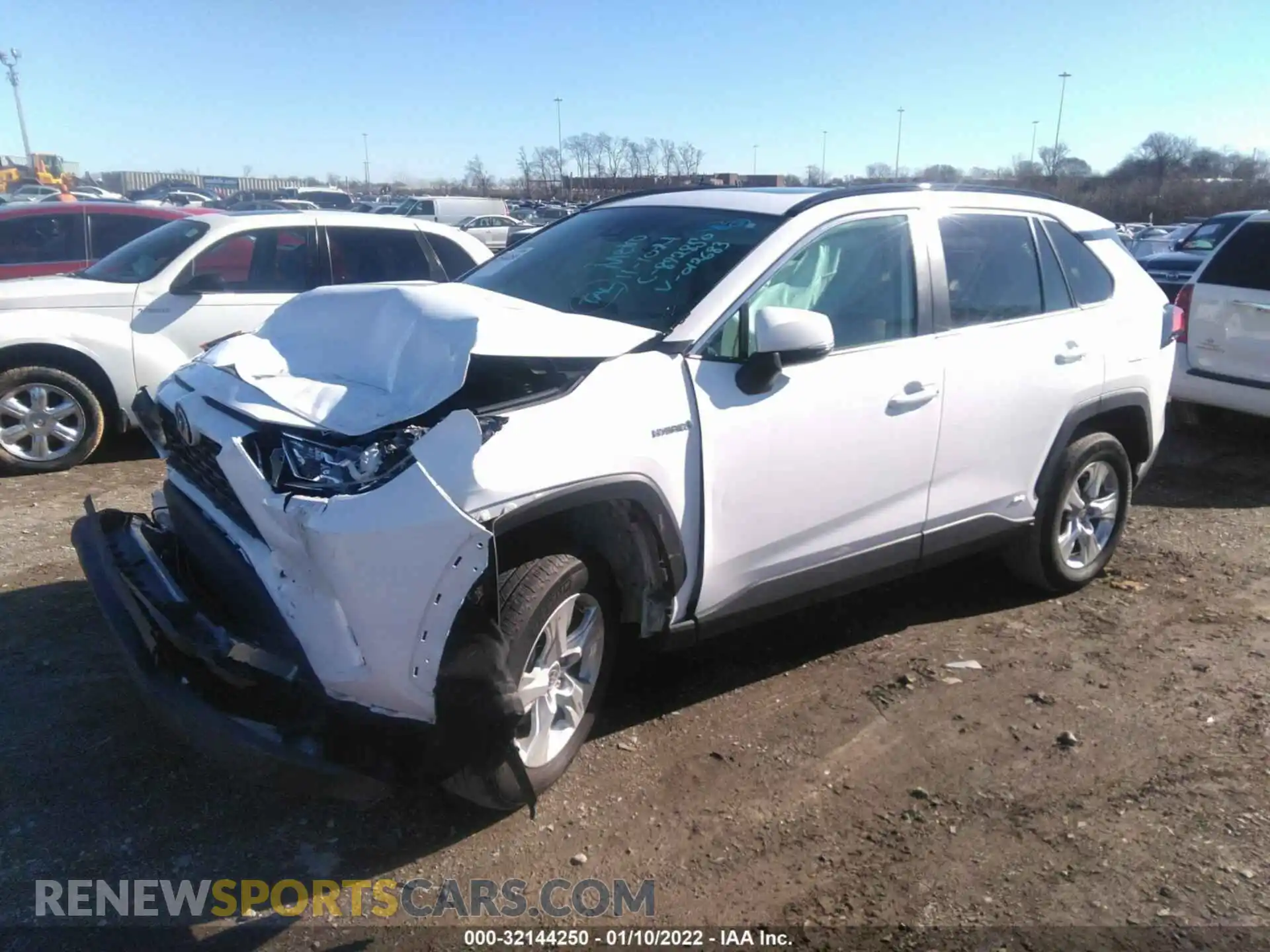 2 Photograph of a damaged car 4T3RWRFV4MU012683 TOYOTA RAV4 2021