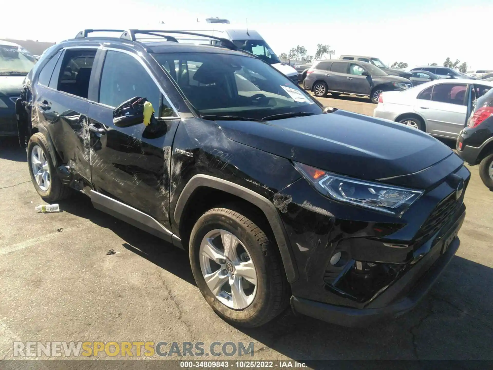 1 Photograph of a damaged car 4T3RWRFV4MU019360 TOYOTA RAV4 2021