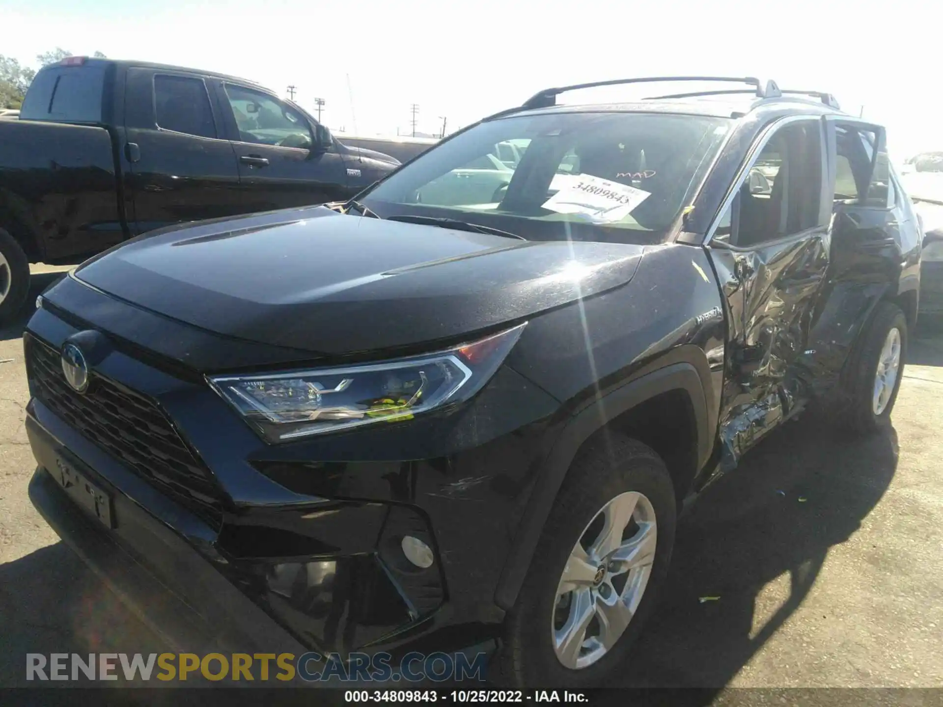 2 Photograph of a damaged car 4T3RWRFV4MU019360 TOYOTA RAV4 2021