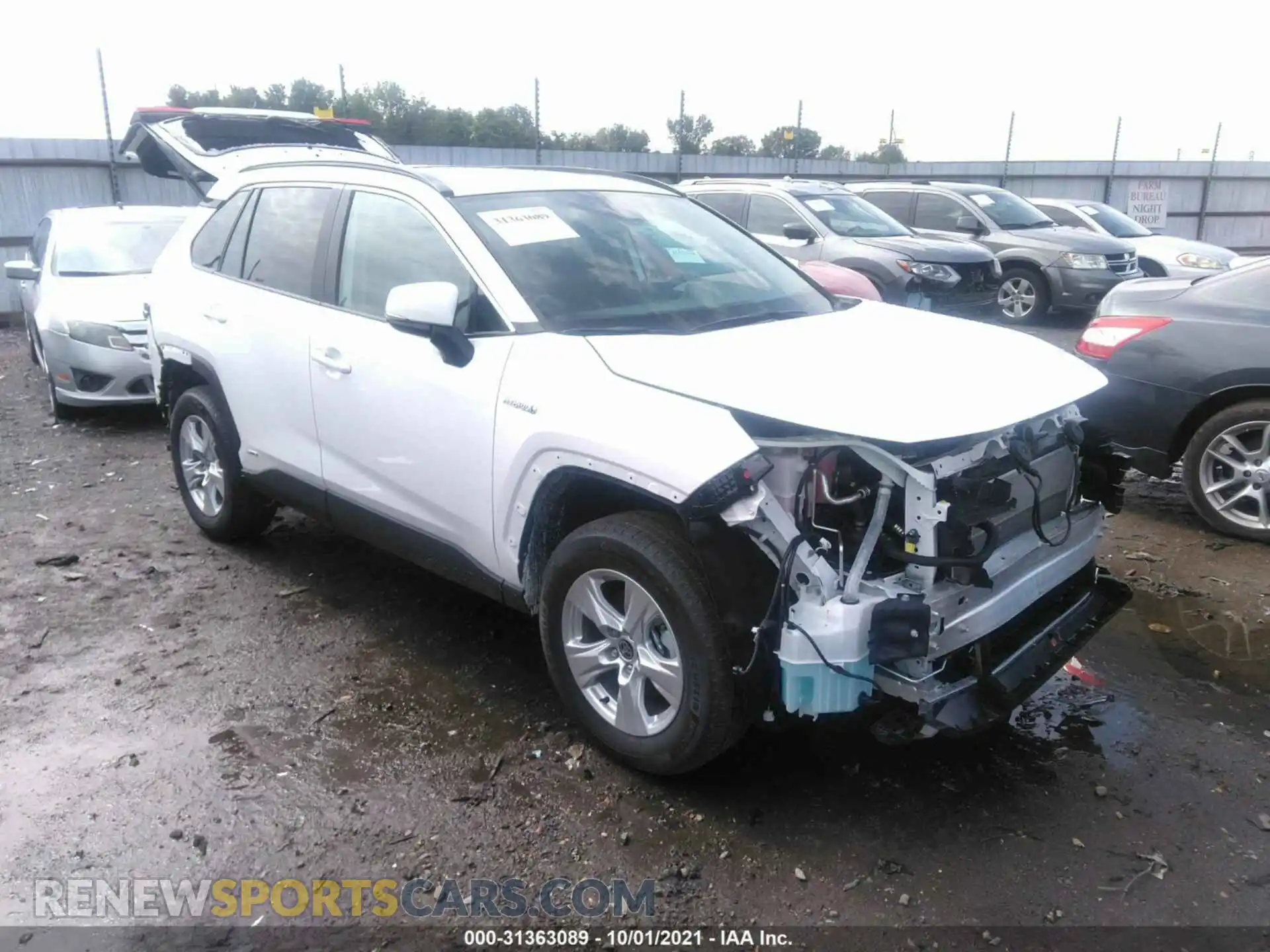 1 fotografías del automóvil dañado 4T3RWRFV4MU023327 TOYOTA RAV4 2021