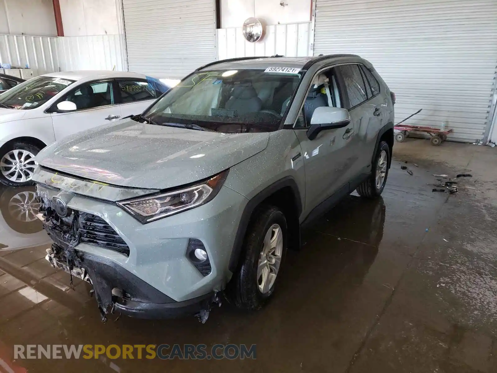 2 Photograph of a damaged car 4T3RWRFV4MU023411 TOYOTA RAV4 2021