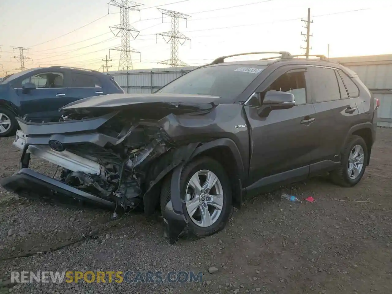 1 Photograph of a damaged car 4T3RWRFV4MU029192 TOYOTA RAV4 2021