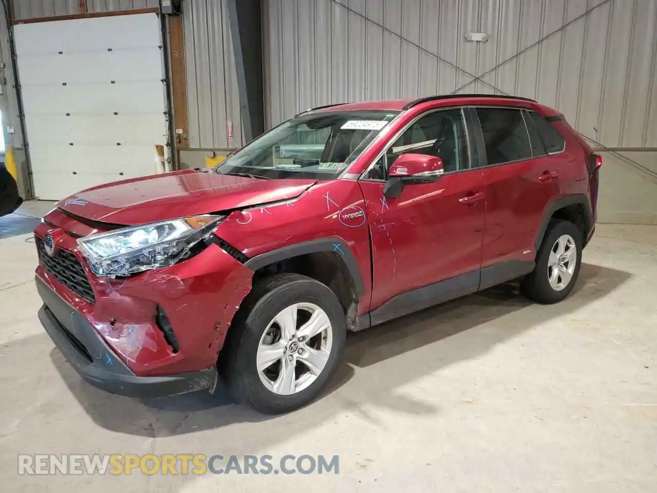 1 Photograph of a damaged car 4T3RWRFV4MU032786 TOYOTA RAV4 2021
