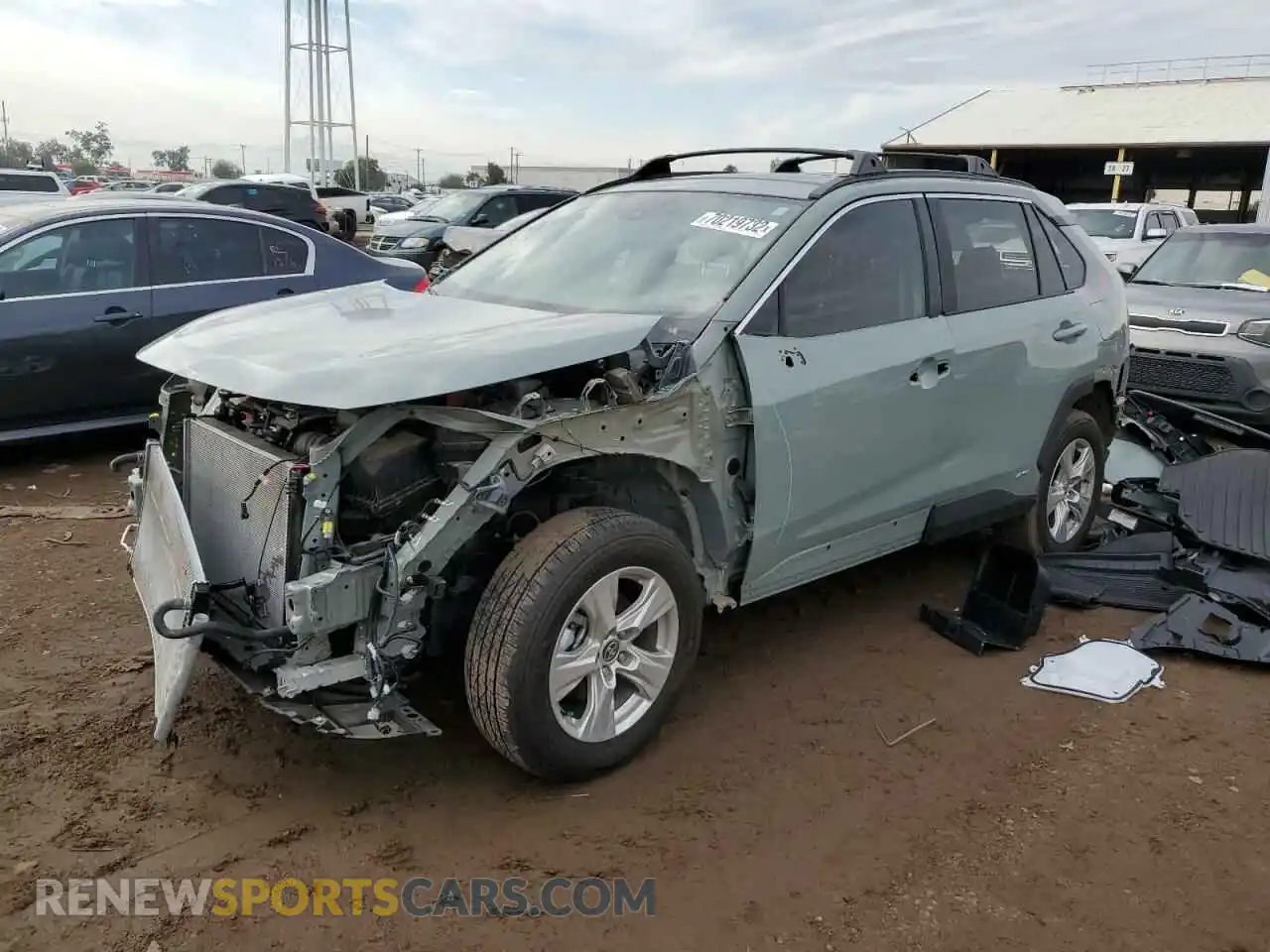 1 Photograph of a damaged car 4T3RWRFV4MU044601 TOYOTA RAV4 2021