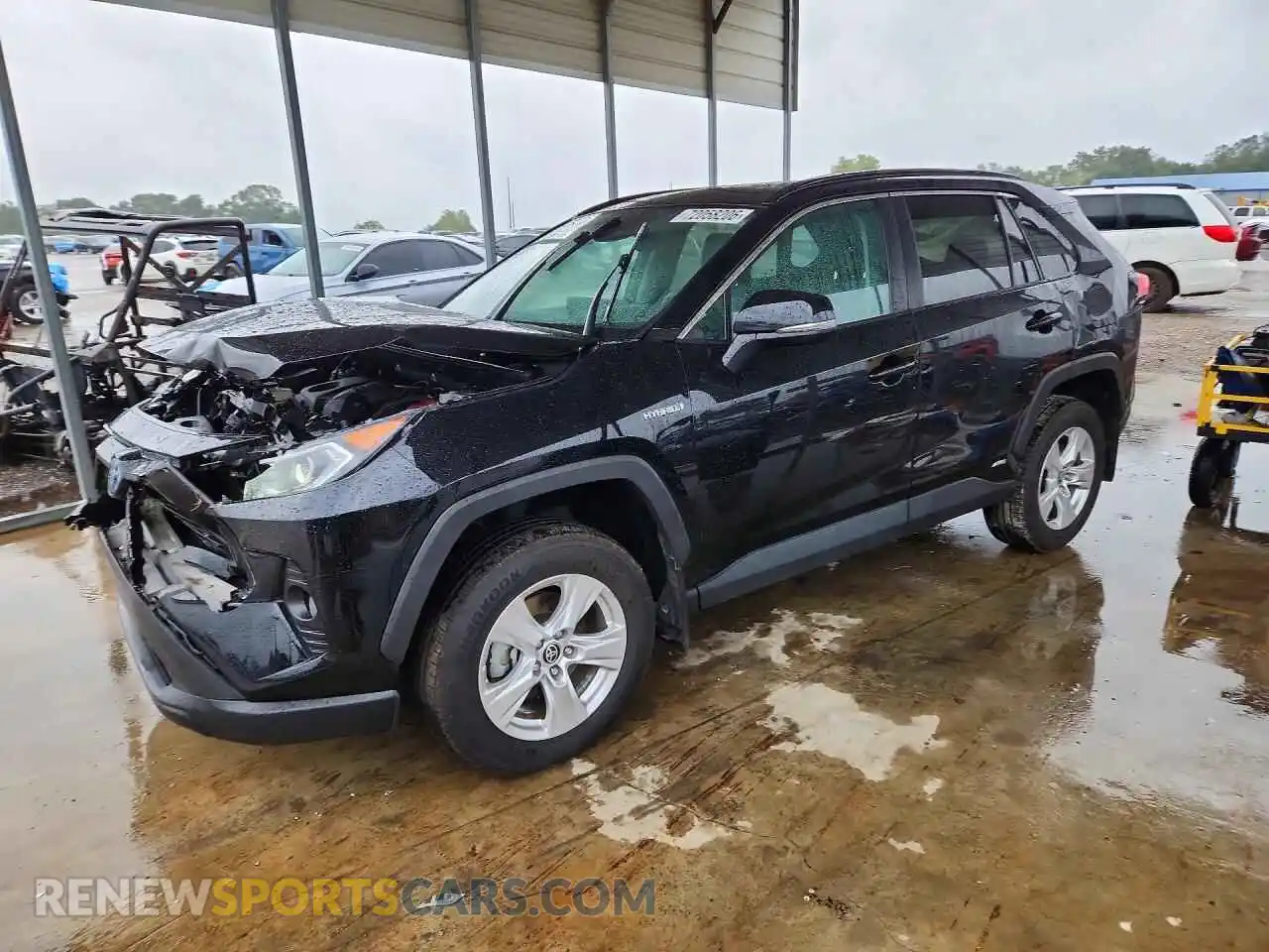 1 Photograph of a damaged car 4T3RWRFV5MU048480 TOYOTA RAV4 2021