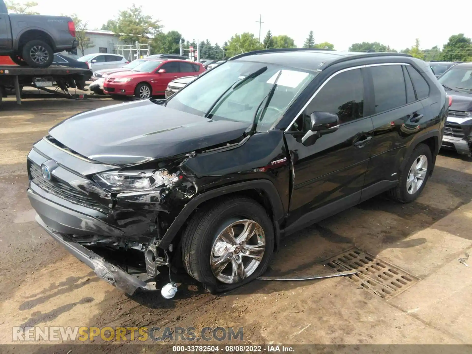 2 Photograph of a damaged car 4T3RWRFV6MU020364 TOYOTA RAV4 2021