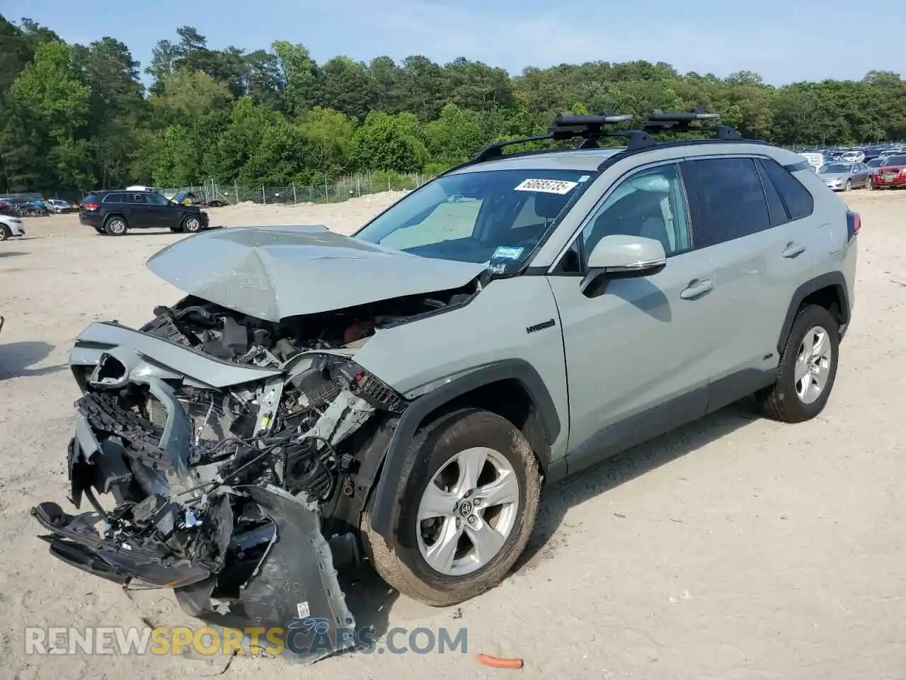 1 Photograph of a damaged car 4T3RWRFV8MU020754 TOYOTA RAV4 2021