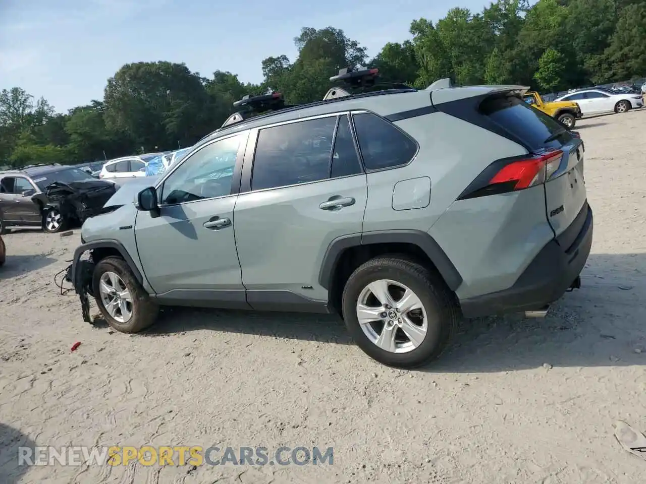 2 Photograph of a damaged car 4T3RWRFV8MU020754 TOYOTA RAV4 2021