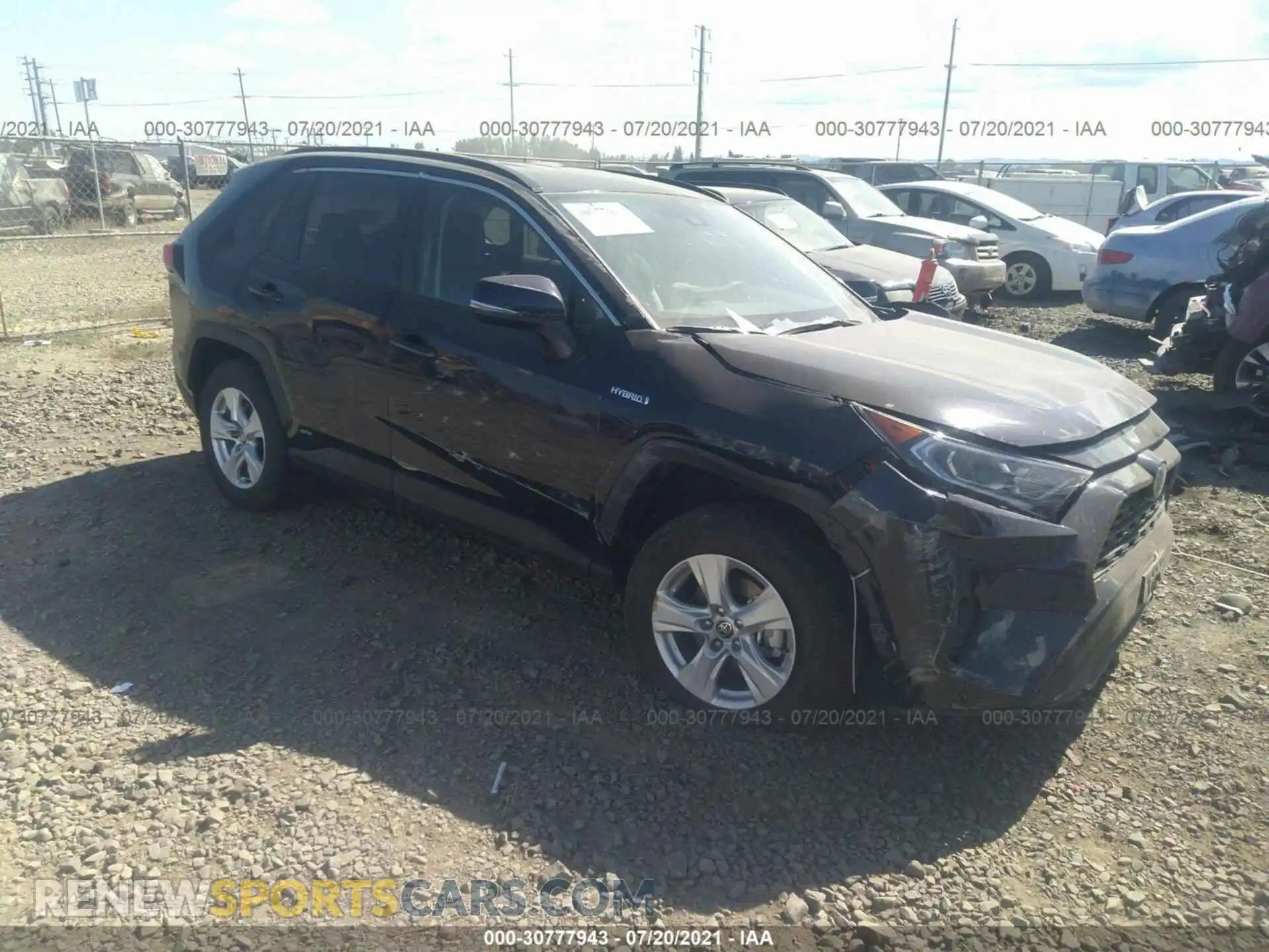 1 Photograph of a damaged car 4T3RWRFV8MU021063 TOYOTA RAV4 2021