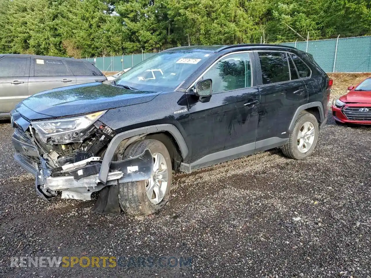 1 Photograph of a damaged car 4T3RWRFV8MU022391 TOYOTA RAV4 2021