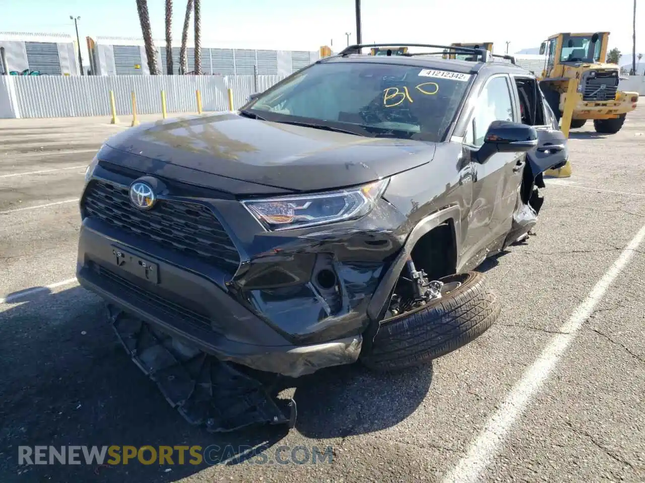 2 fotografías del automóvil dañado 4T3RWRFV8MU022410 TOYOTA RAV4 2021