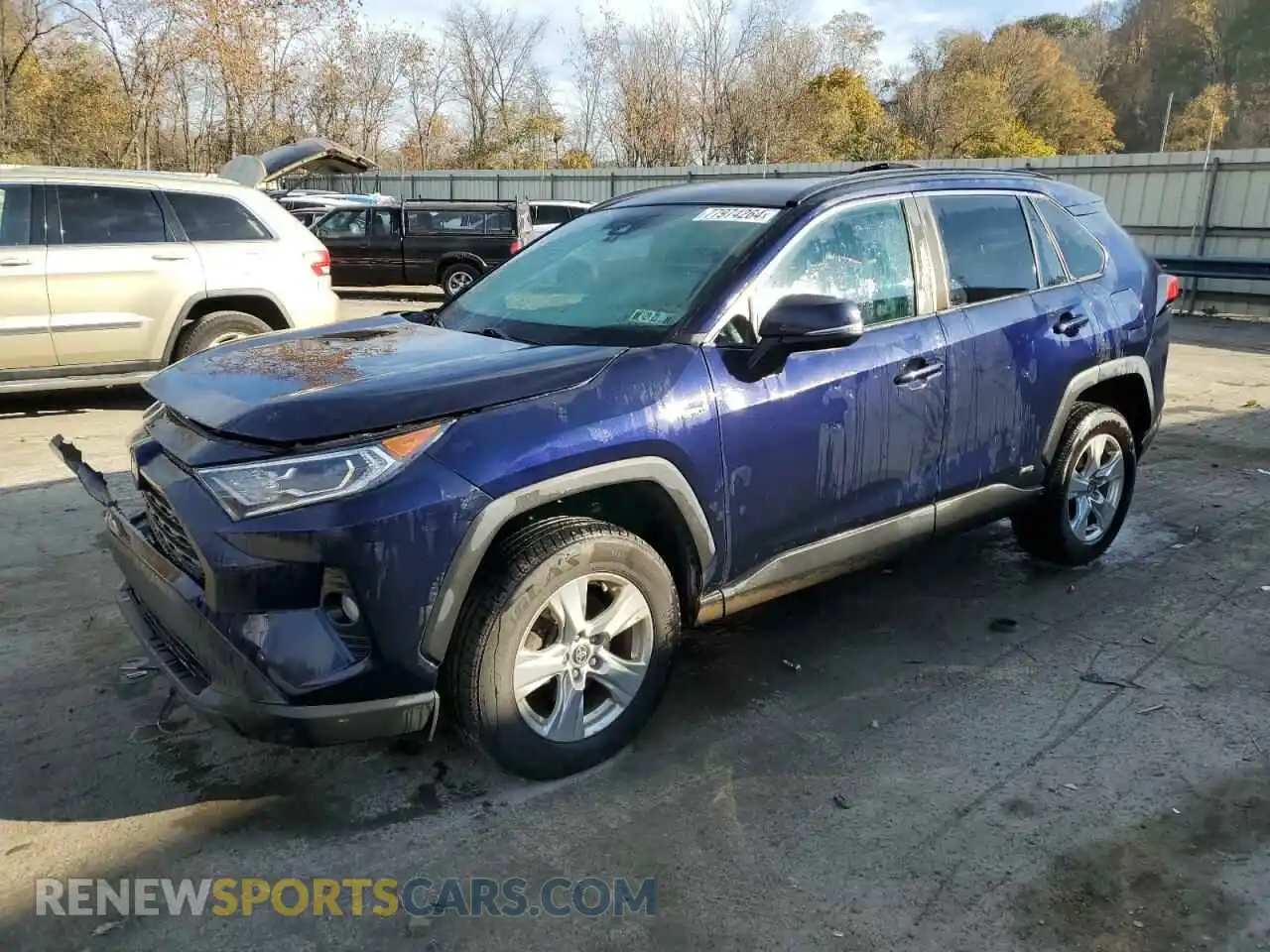 1 Photograph of a damaged car 4T3RWRFV8MU026196 TOYOTA RAV4 2021