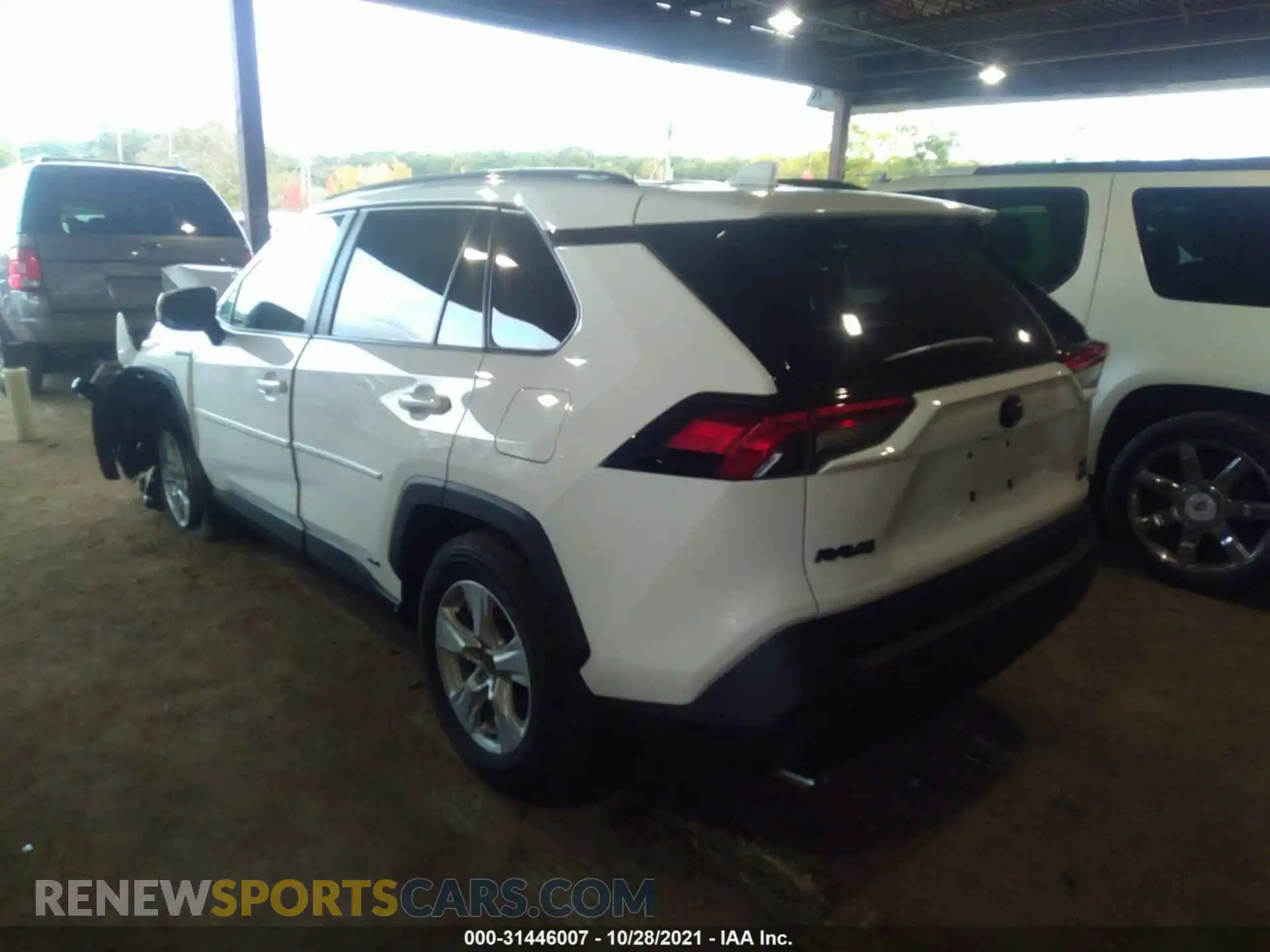 3 Photograph of a damaged car 4T3RWRFV8MU032063 TOYOTA RAV4 2021