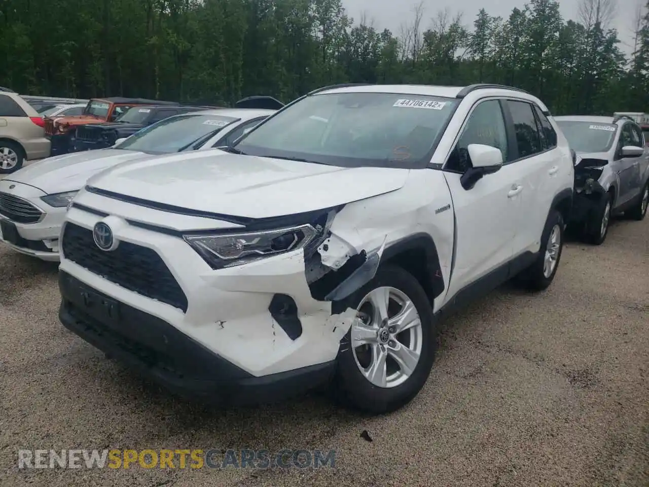 2 fotografías del automóvil dañado 4T3RWRFV9MU047994 TOYOTA RAV4 2021