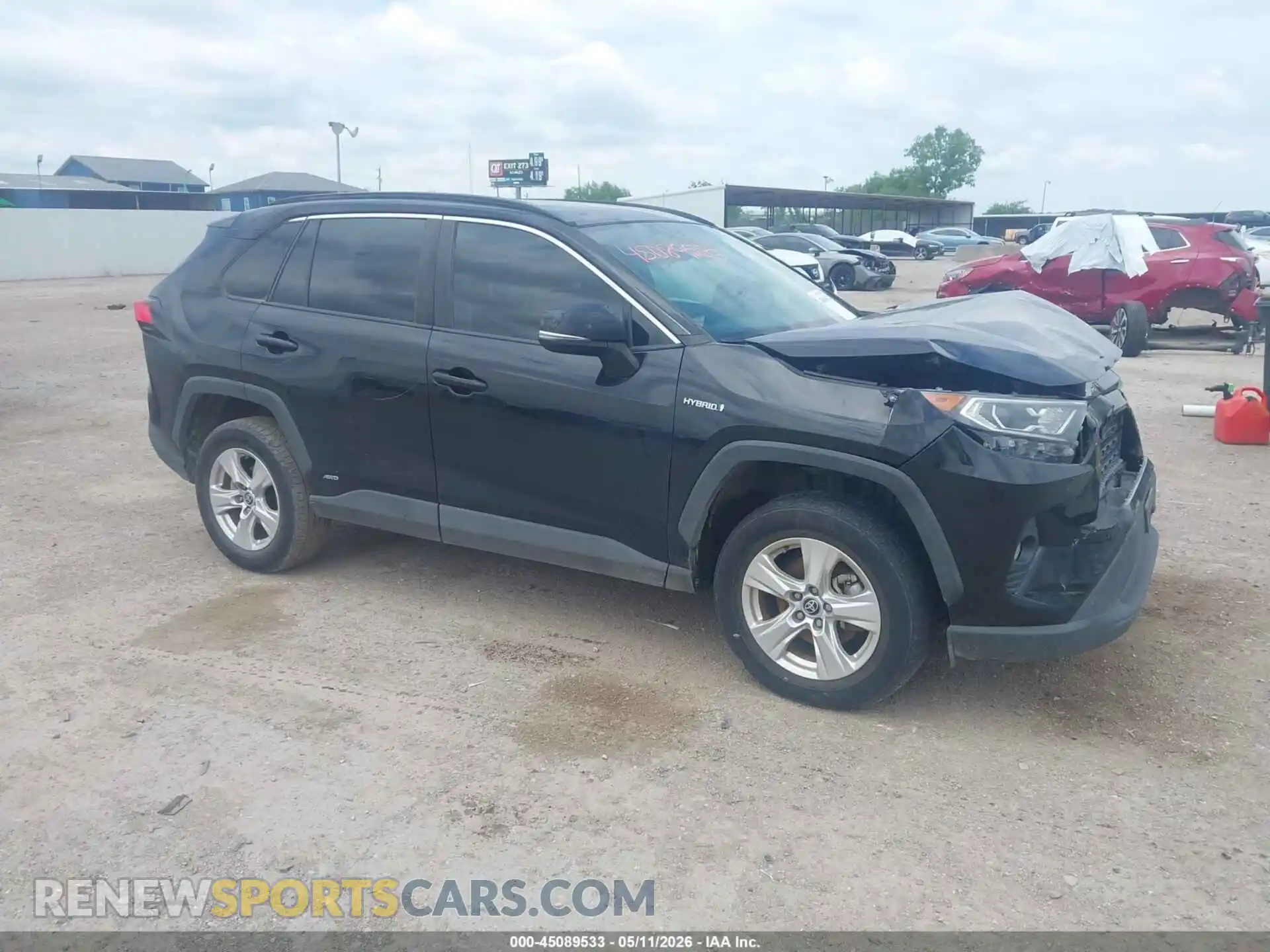 1 Photograph of a damaged car 4T3RWRFVXMU023350 TOYOTA RAV4 2021