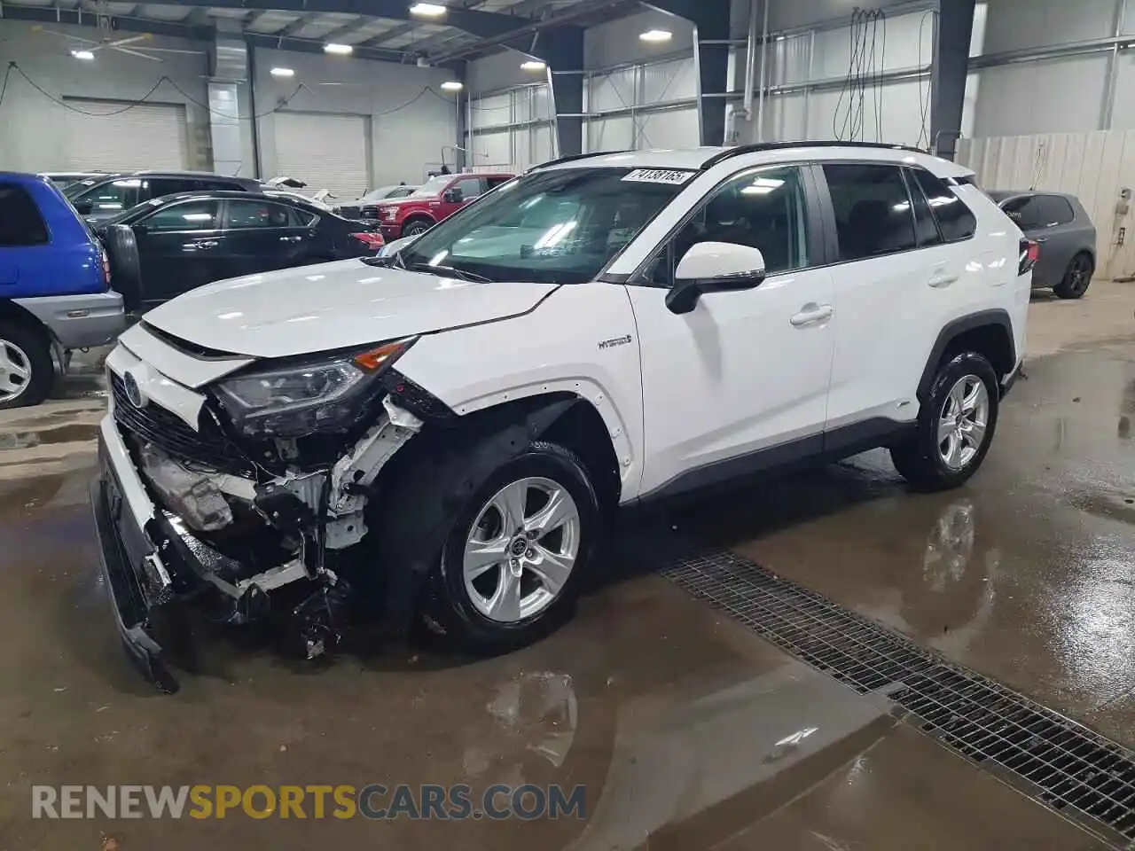 1 Photograph of a damaged car 4T3RWRFVXMU042383 TOYOTA RAV4 2021