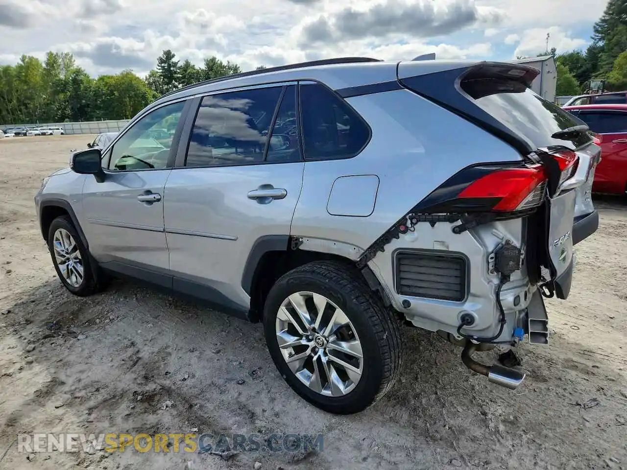 2 Photograph of a damaged car JTMA1RFV1MJ039771 TOYOTA RAV4 2021