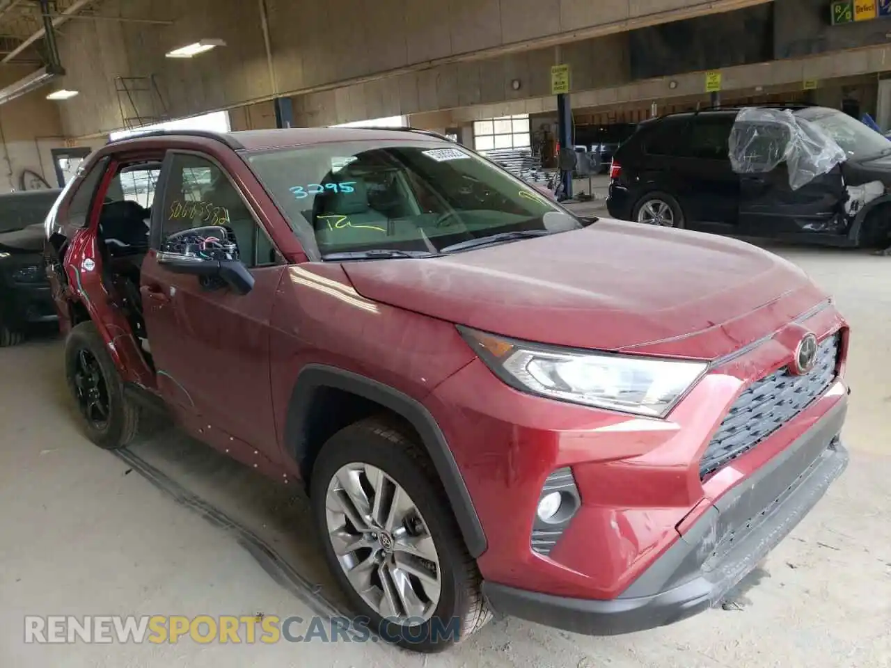 1 Photograph of a damaged car JTMA1RFV2MD070381 TOYOTA RAV4 2021