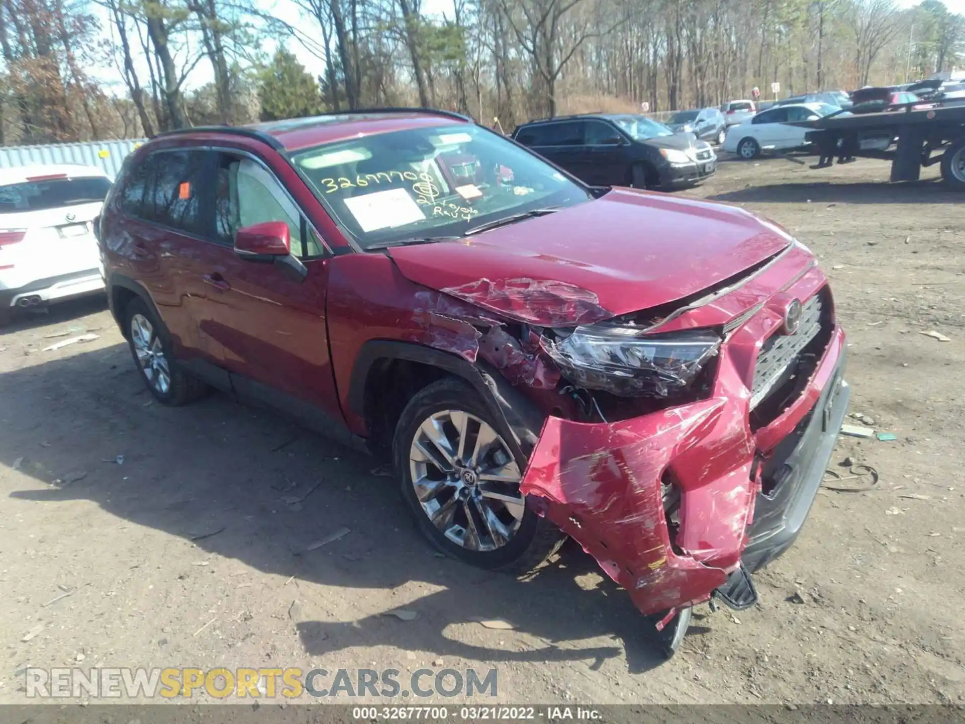 1 fotografías del automóvil dañado JTMA1RFV2MD074706 TOYOTA RAV4 2021
