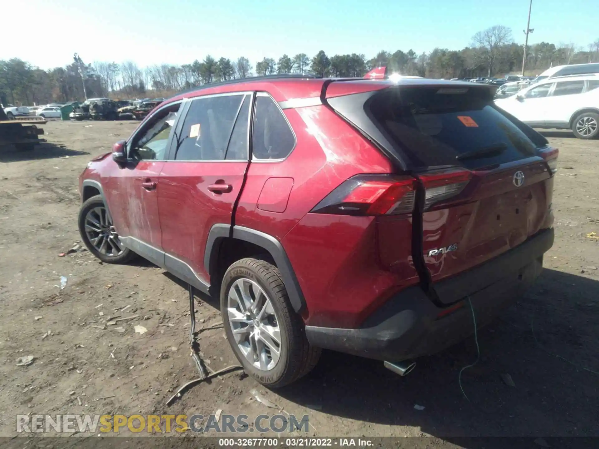 3 fotografías del automóvil dañado JTMA1RFV2MD074706 TOYOTA RAV4 2021