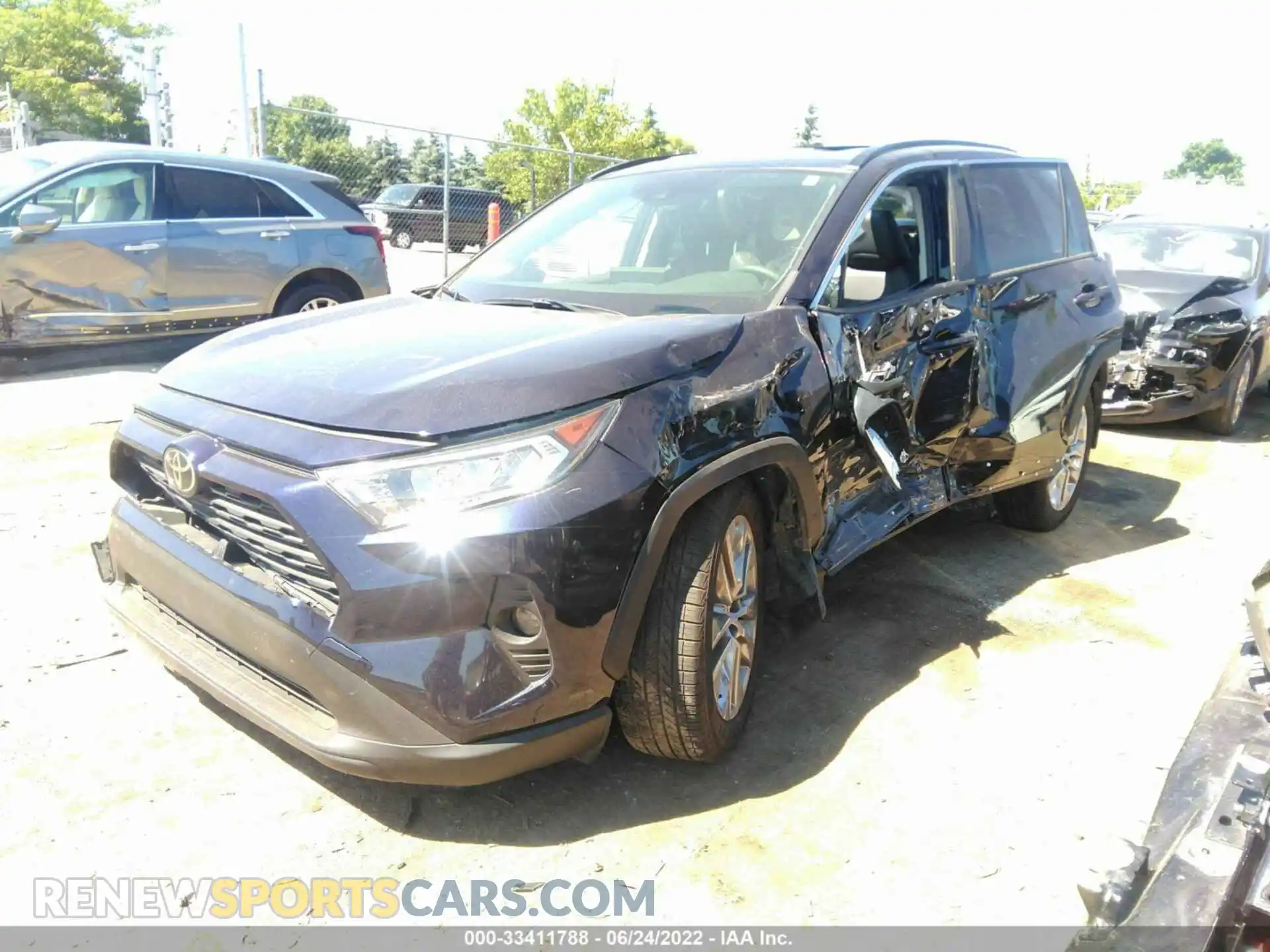 2 Photograph of a damaged car JTMA1RFV2MD082823 TOYOTA RAV4 2021