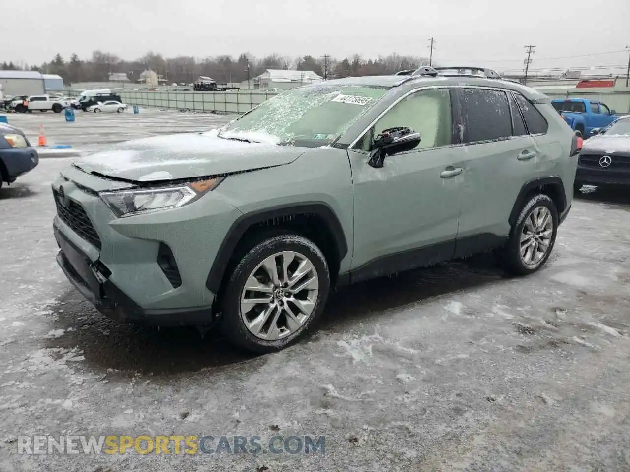 1 Photograph of a damaged car JTMA1RFV7MD079495 TOYOTA RAV4 2021