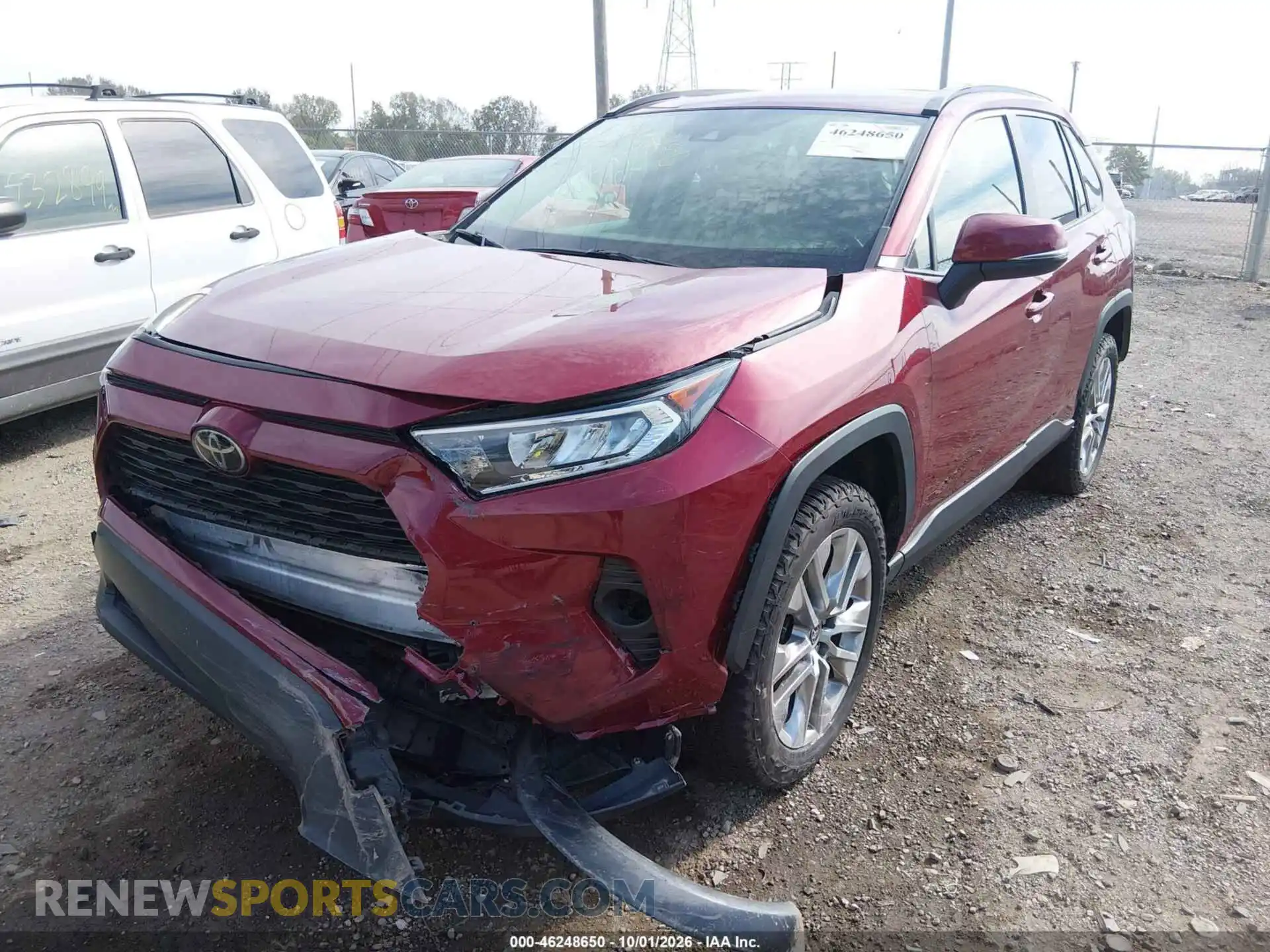 2 Photograph of a damaged car JTMA1RFV8MD071079 TOYOTA RAV4 2021