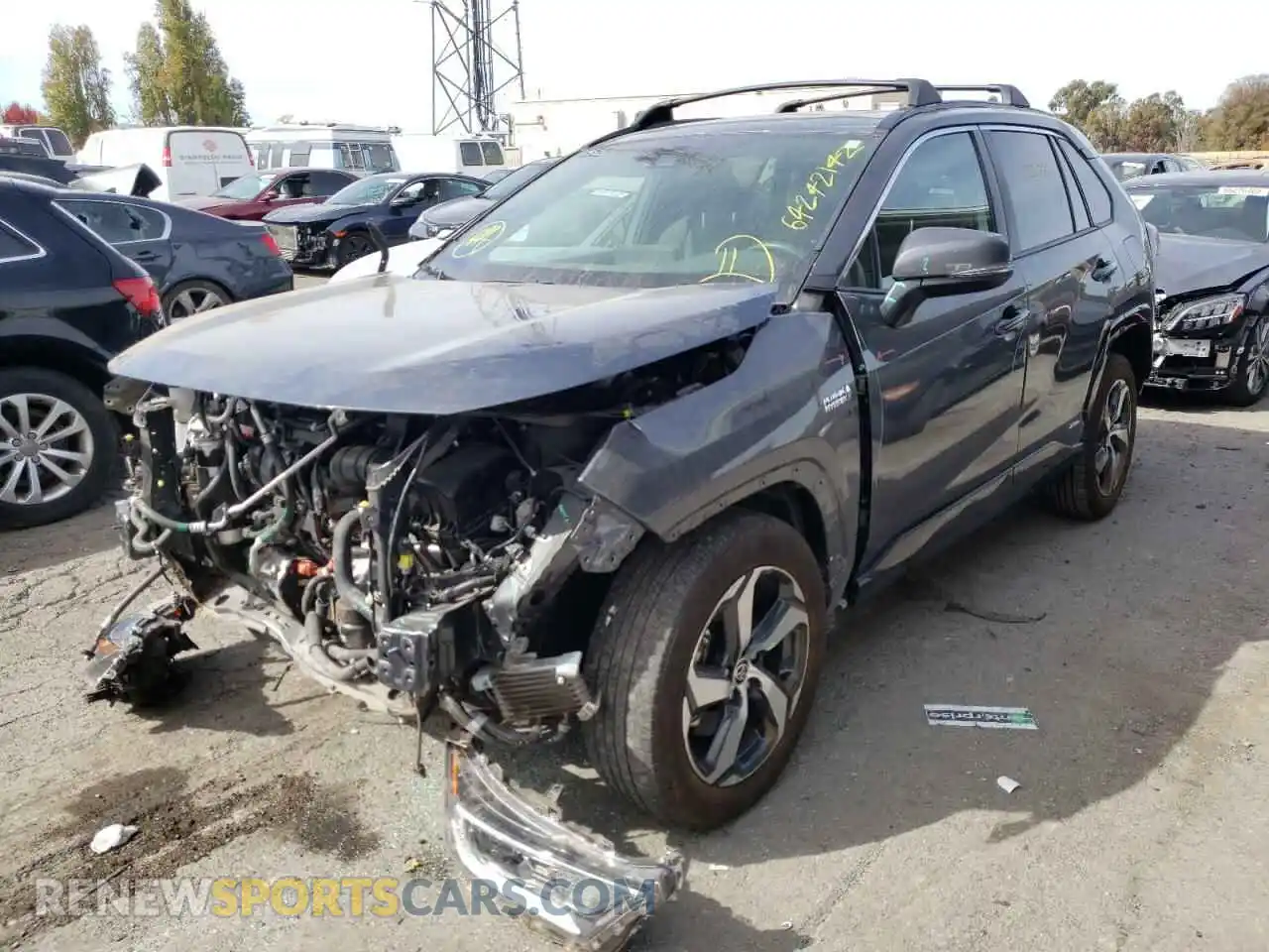 2 Фотография поврежденного автомобиля JTMAB3FV2MD026536 TOYOTA RAV4 2021