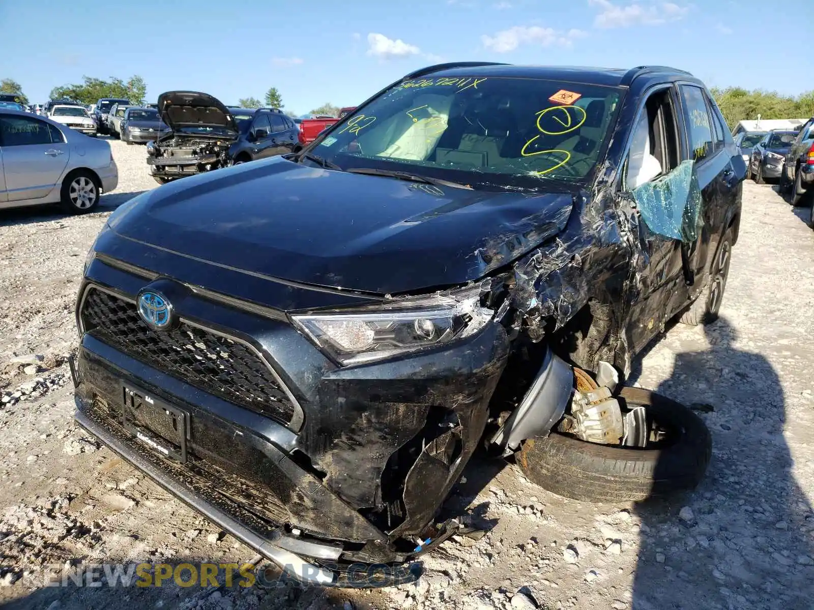 2 Photograph of a damaged car JTMAB3FVXMD003148 TOYOTA RAV4 2021