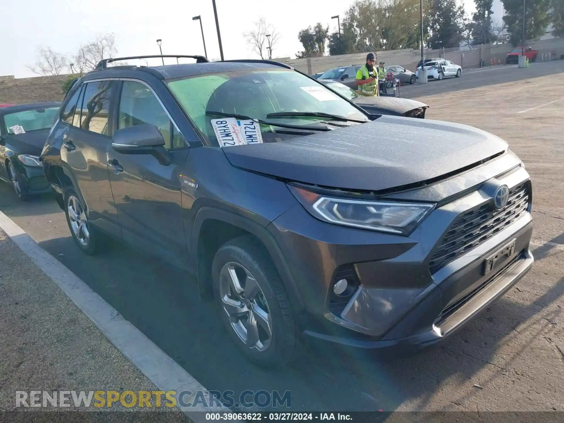 1 Photograph of a damaged car JTMB6RFV1MD038656 TOYOTA RAV4 2021