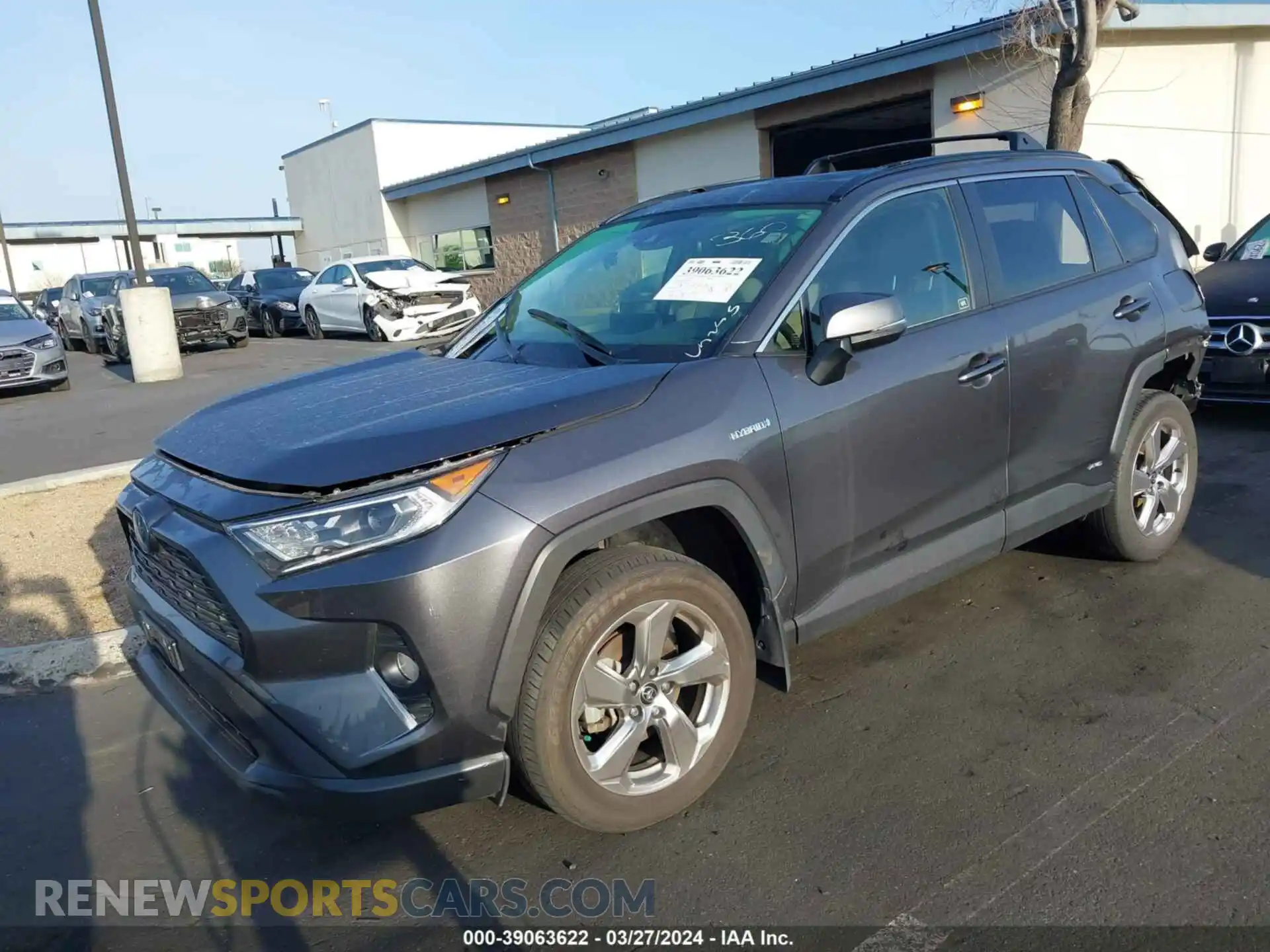 2 Photograph of a damaged car JTMB6RFV1MD038656 TOYOTA RAV4 2021