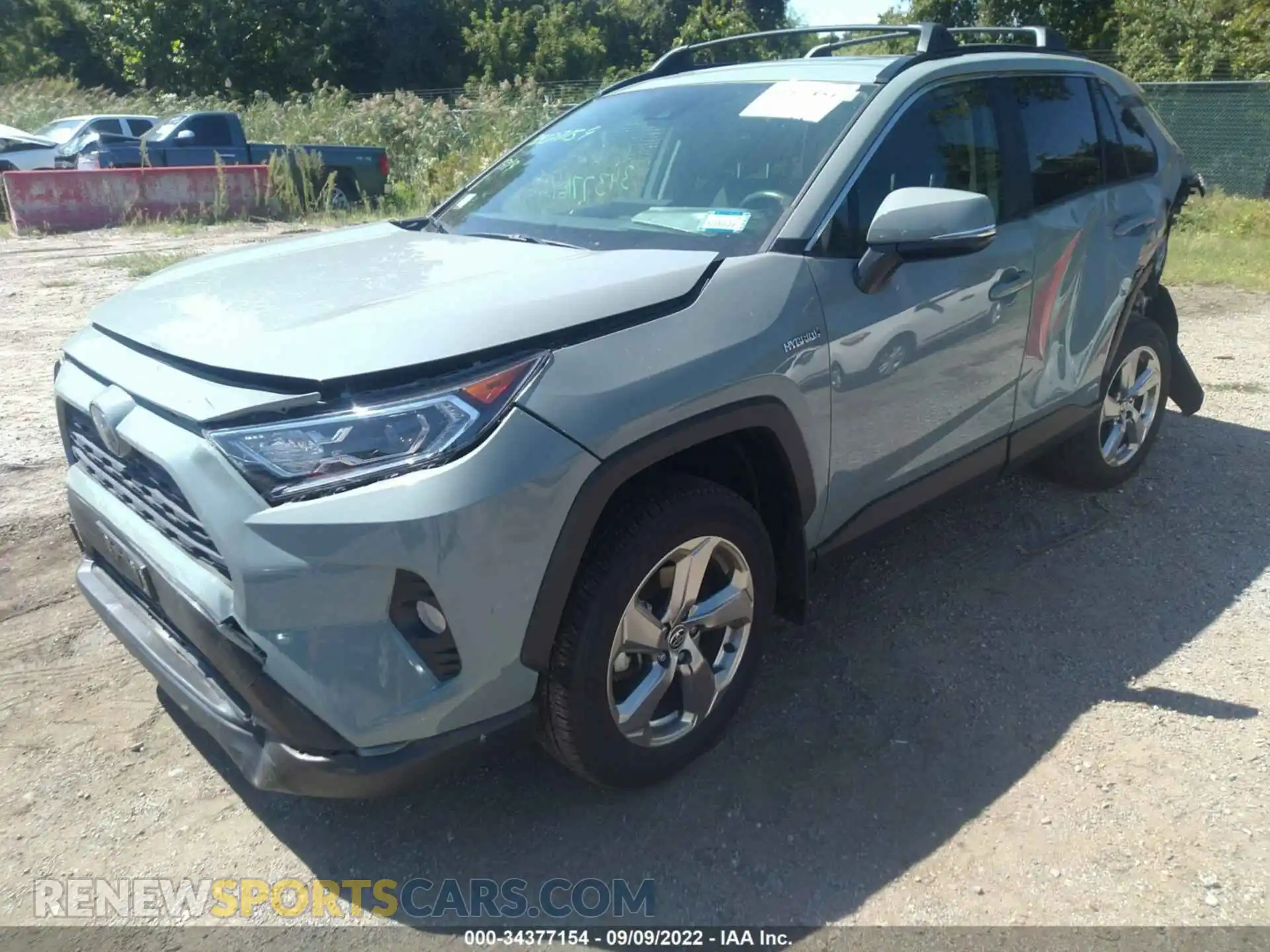 2 Photograph of a damaged car JTMB6RFV1MD039421 TOYOTA RAV4 2021