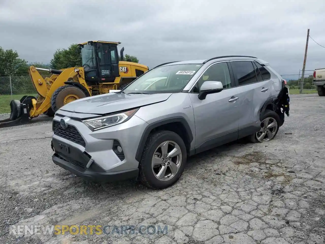 1 Photograph of a damaged car JTMB6RFV2MD009263 TOYOTA RAV4 2021