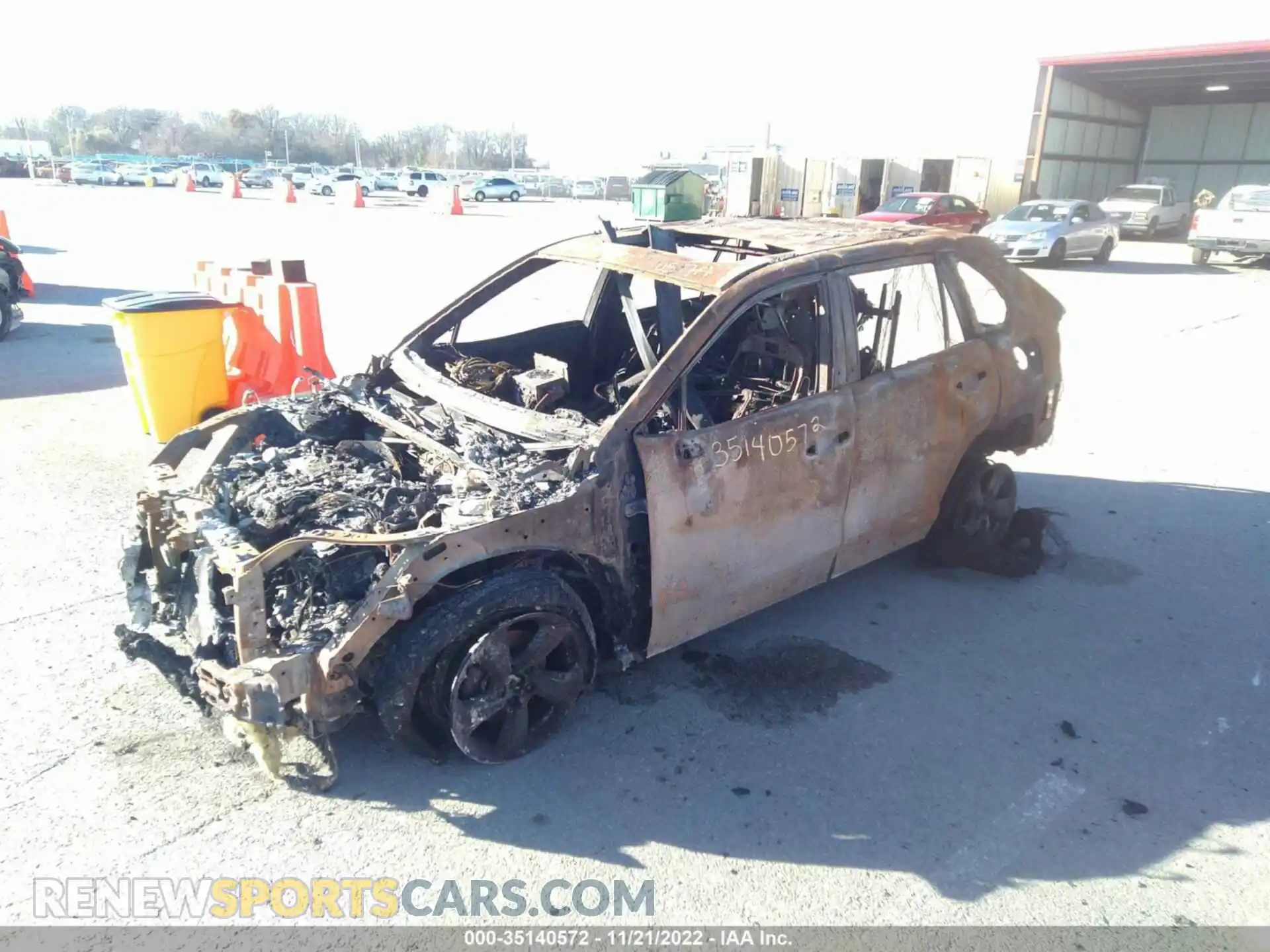 2 Photograph of a damaged car JTMB6RFV2MD034602 TOYOTA RAV4 2021