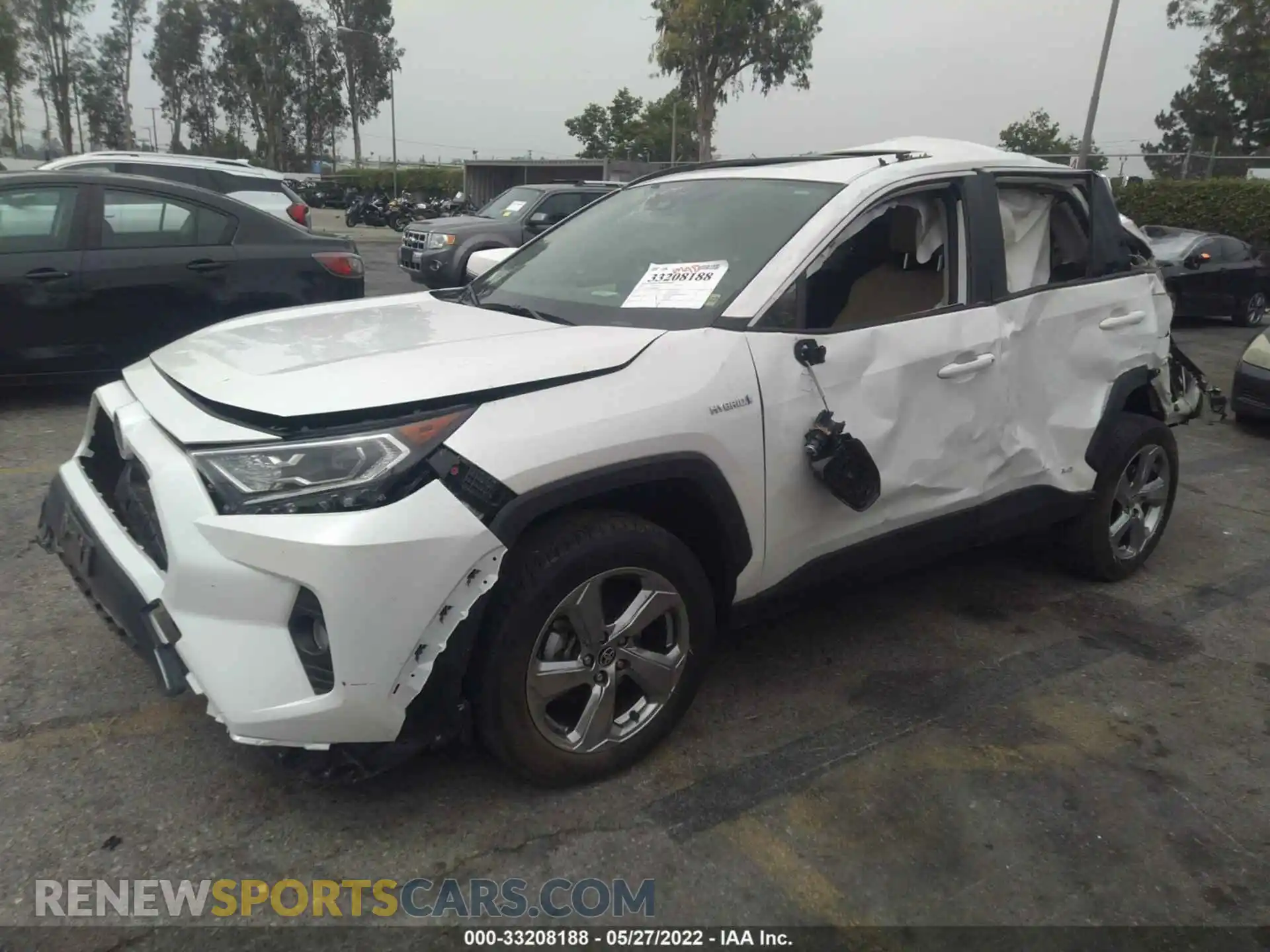 2 Photograph of a damaged car JTMB6RFV3MD009305 TOYOTA RAV4 2021