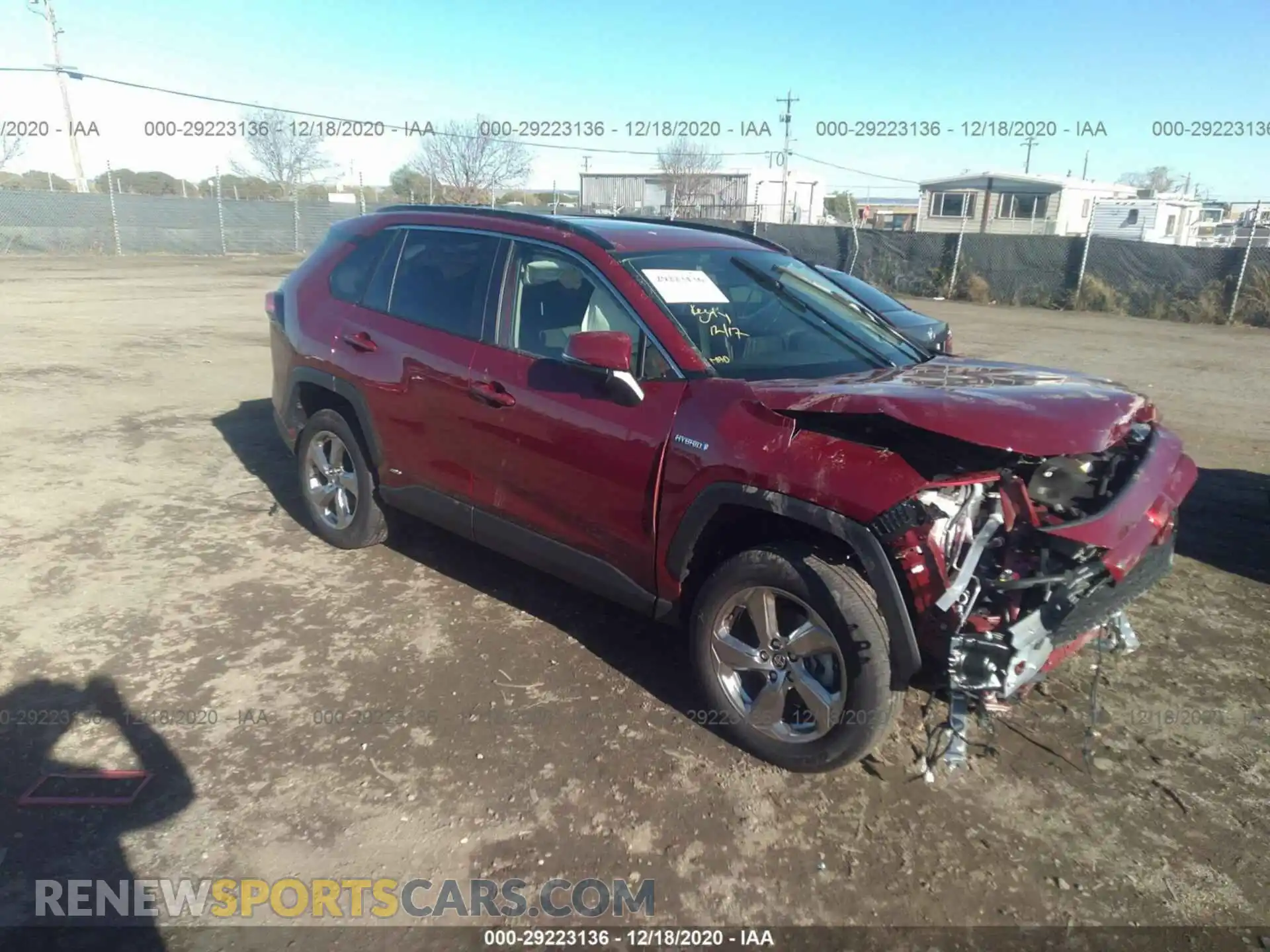 1 Photograph of a damaged car JTMB6RFV3MD504684 TOYOTA RAV4 2021